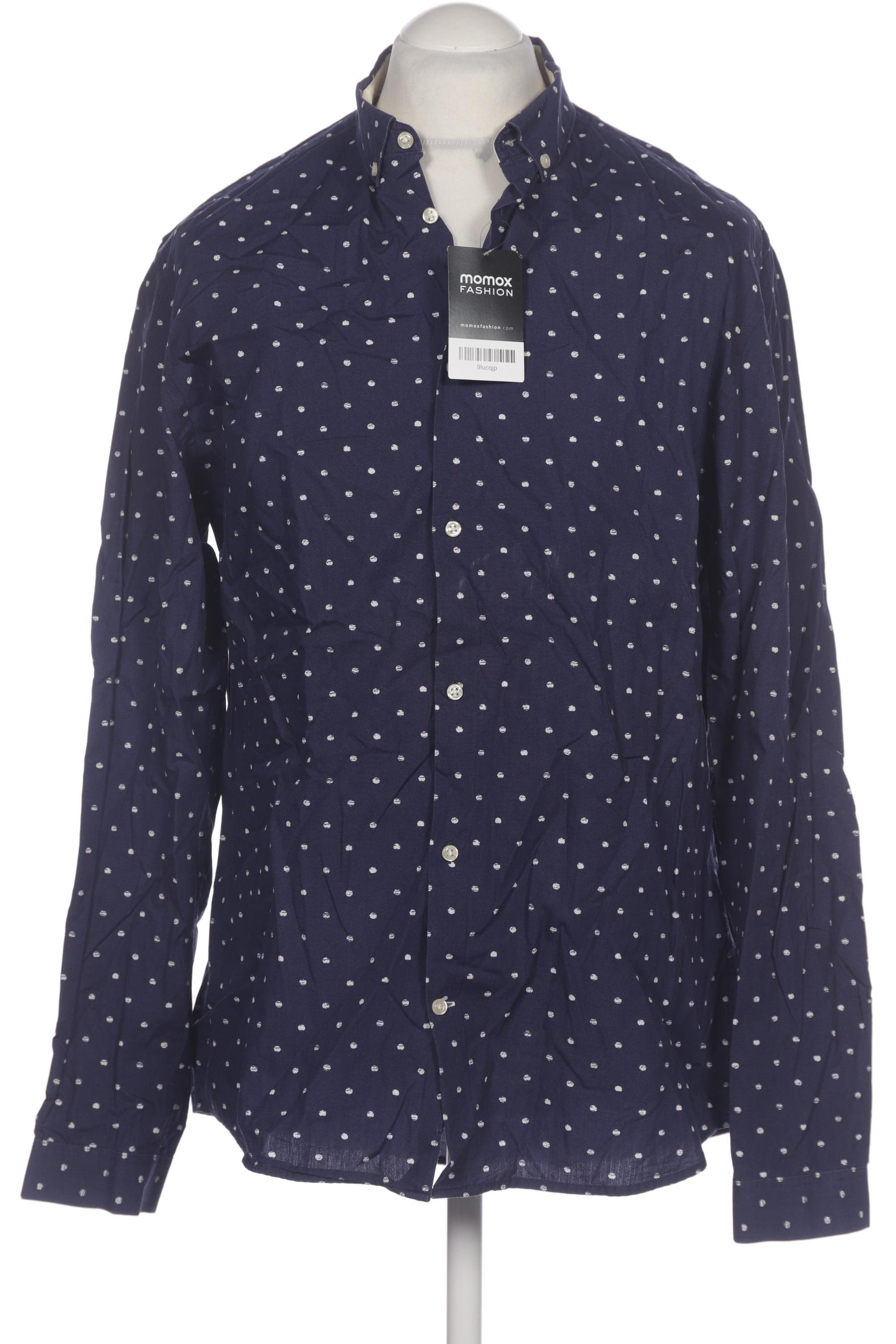 

H&M Herren Hemd, marineblau, Gr. 52