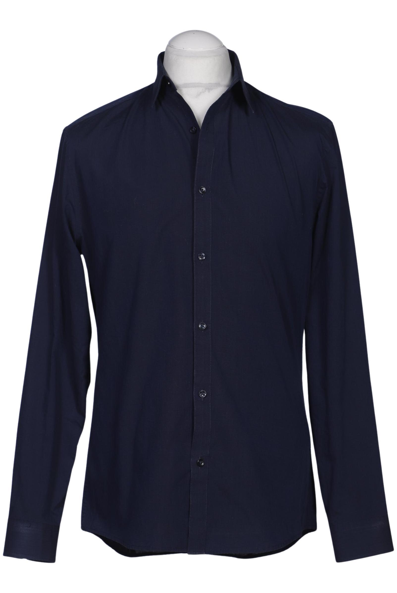 

H&M Herren Hemd, marineblau, Gr. 48