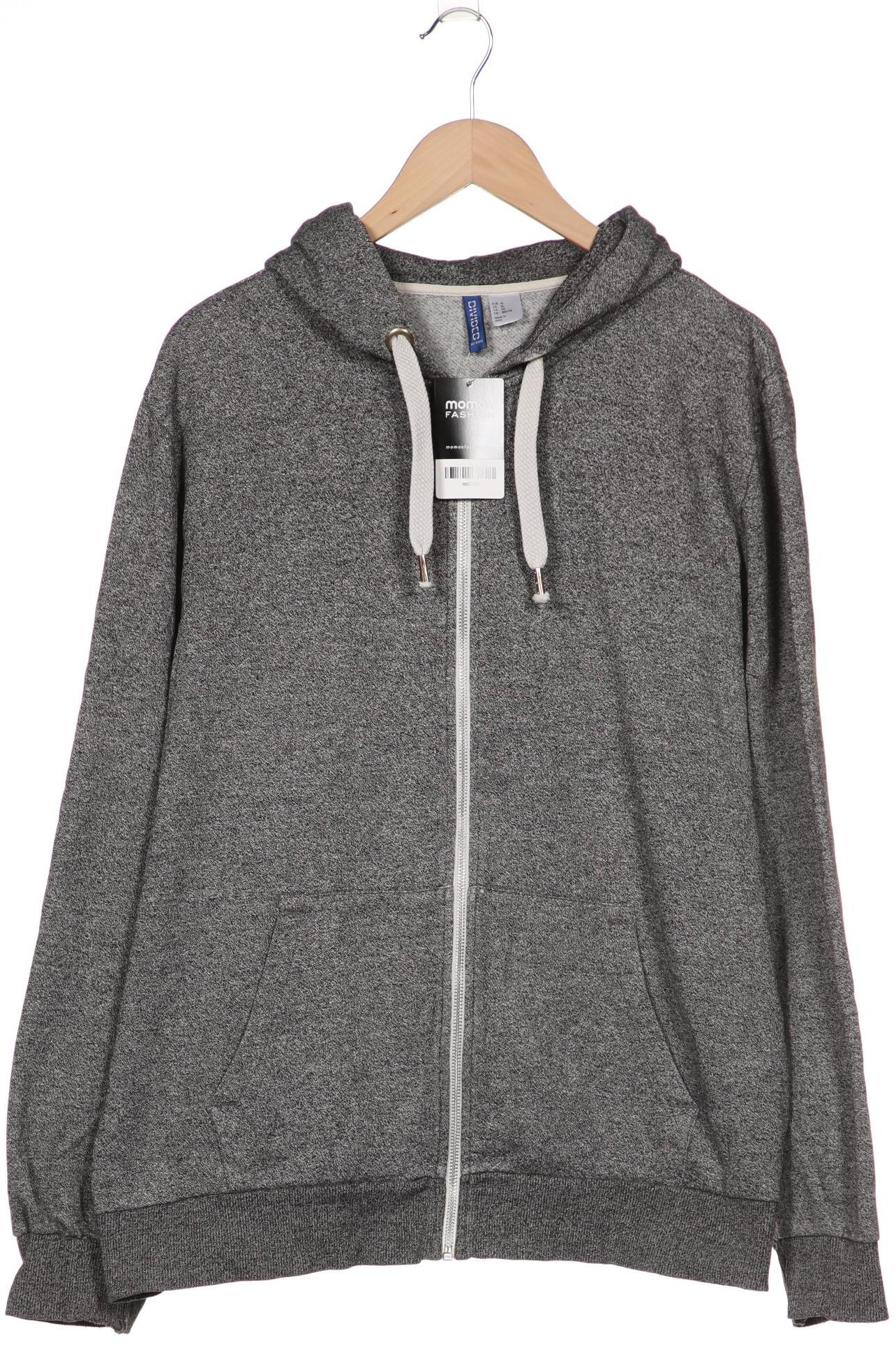 

H&M Herren Kapuzenpullover, grau