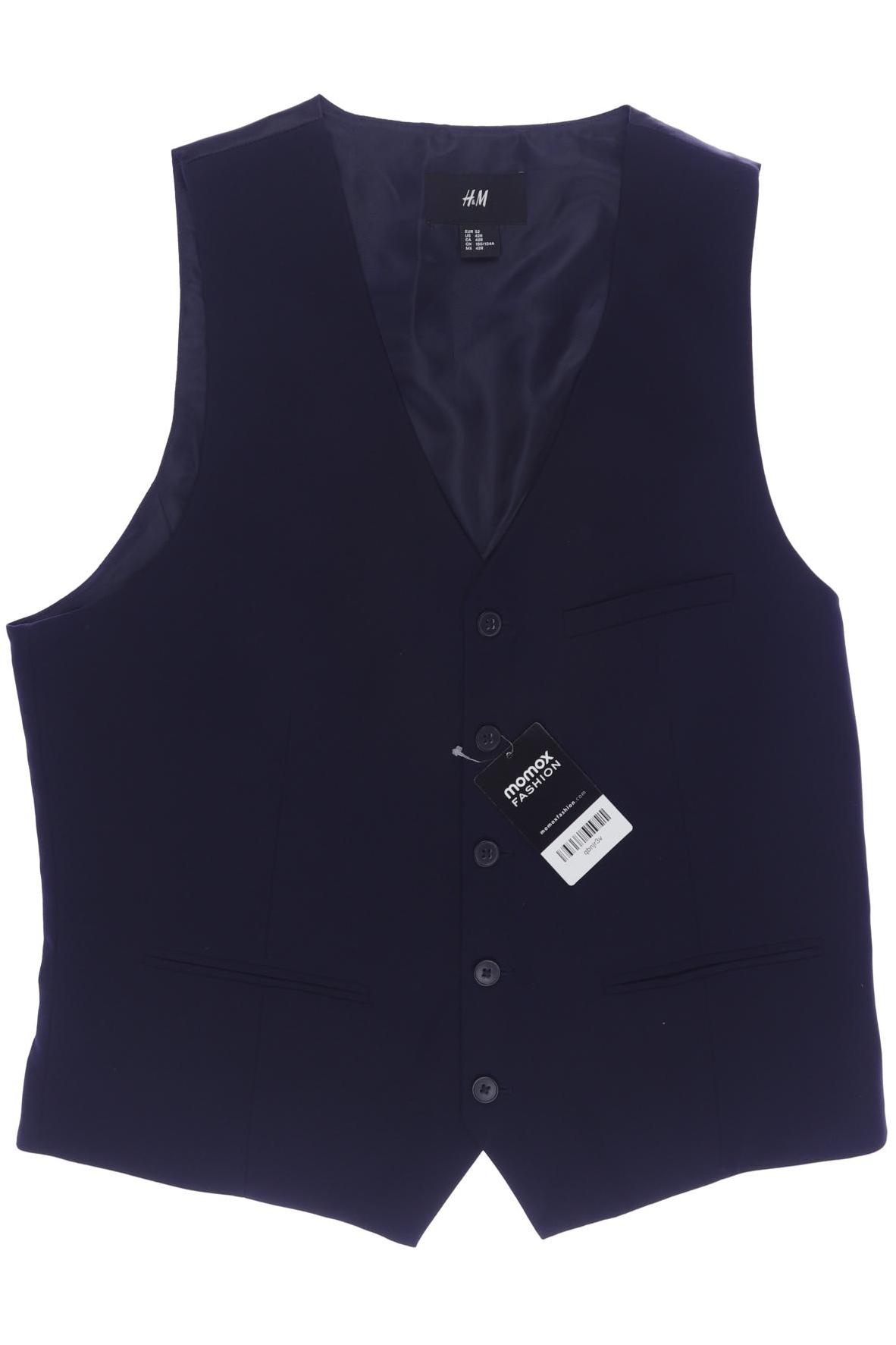 

H&M Herren Weste, marineblau, Gr. 52