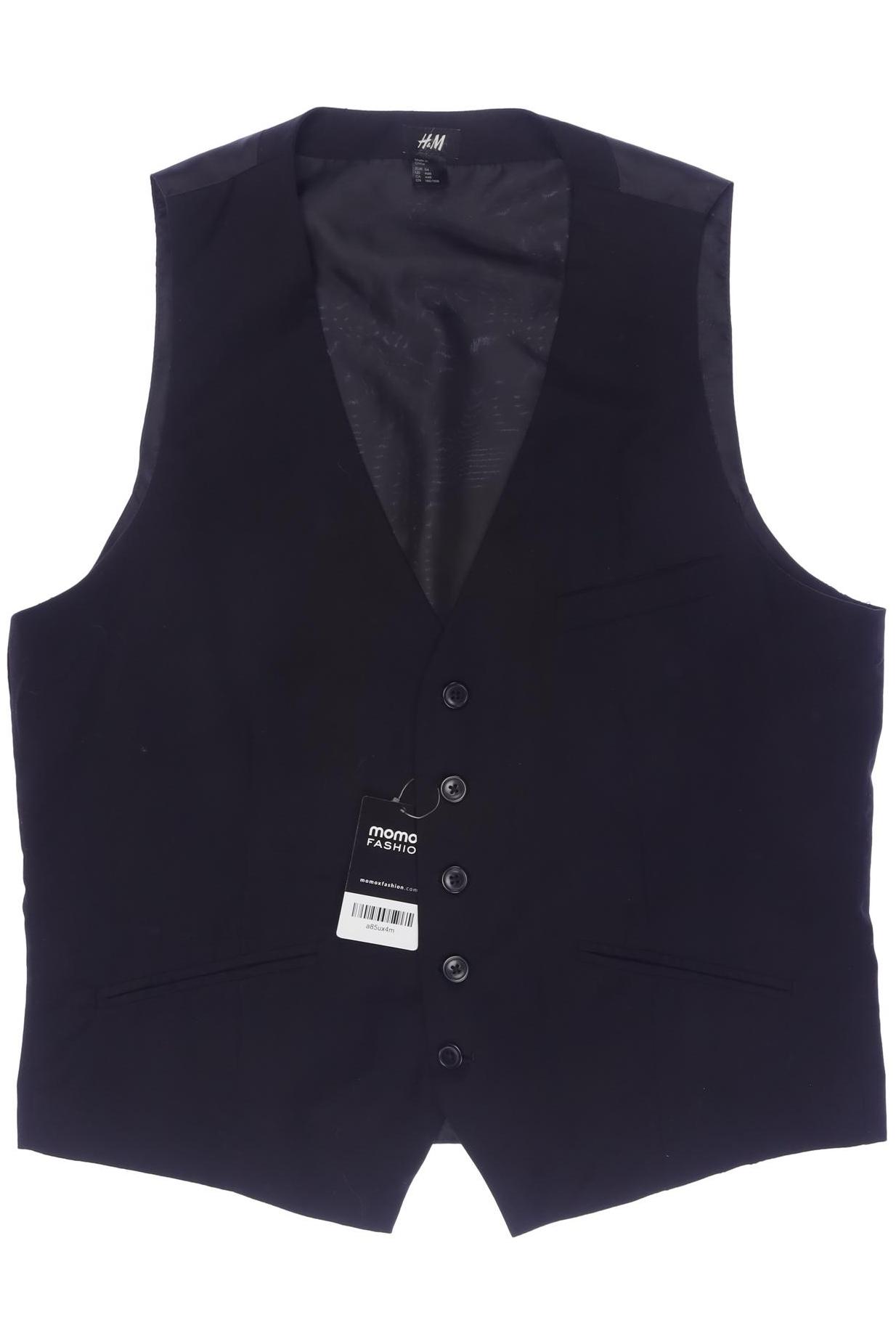

H&M Herren Weste, schwarz, Gr. 54