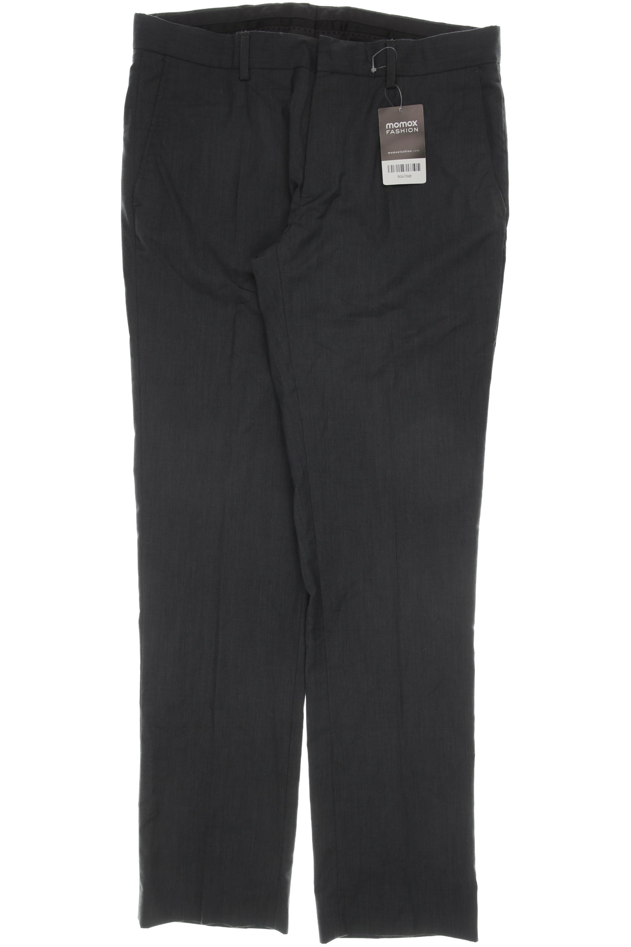 

H&M Herren Stoffhose, grau, Gr. 32