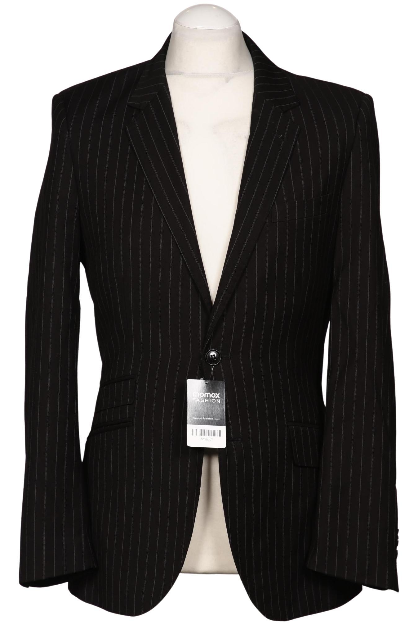 

H&M Herren Sakko, schwarz, Gr. 46