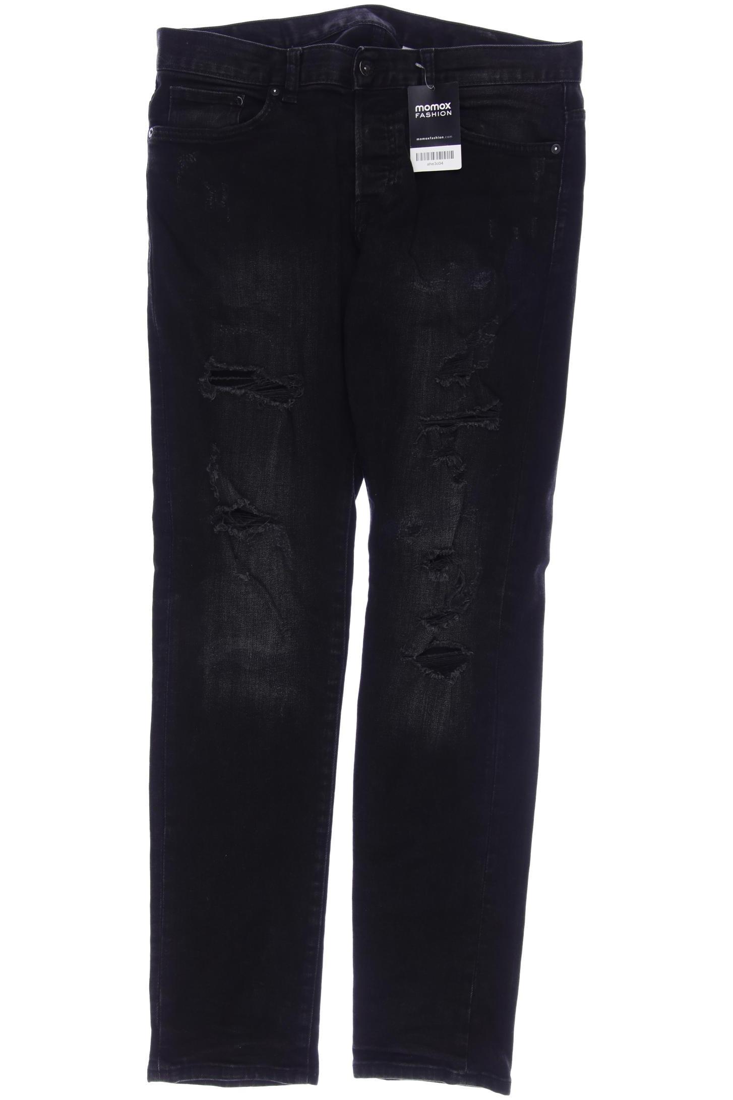 

H&M Herren Jeans, schwarz