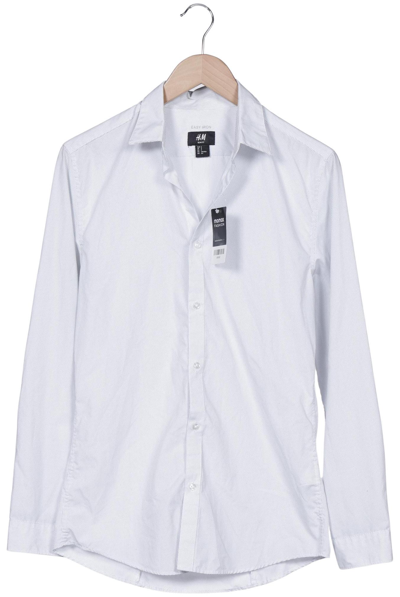 

H&M Herren Hemd, weiß, Gr. 46