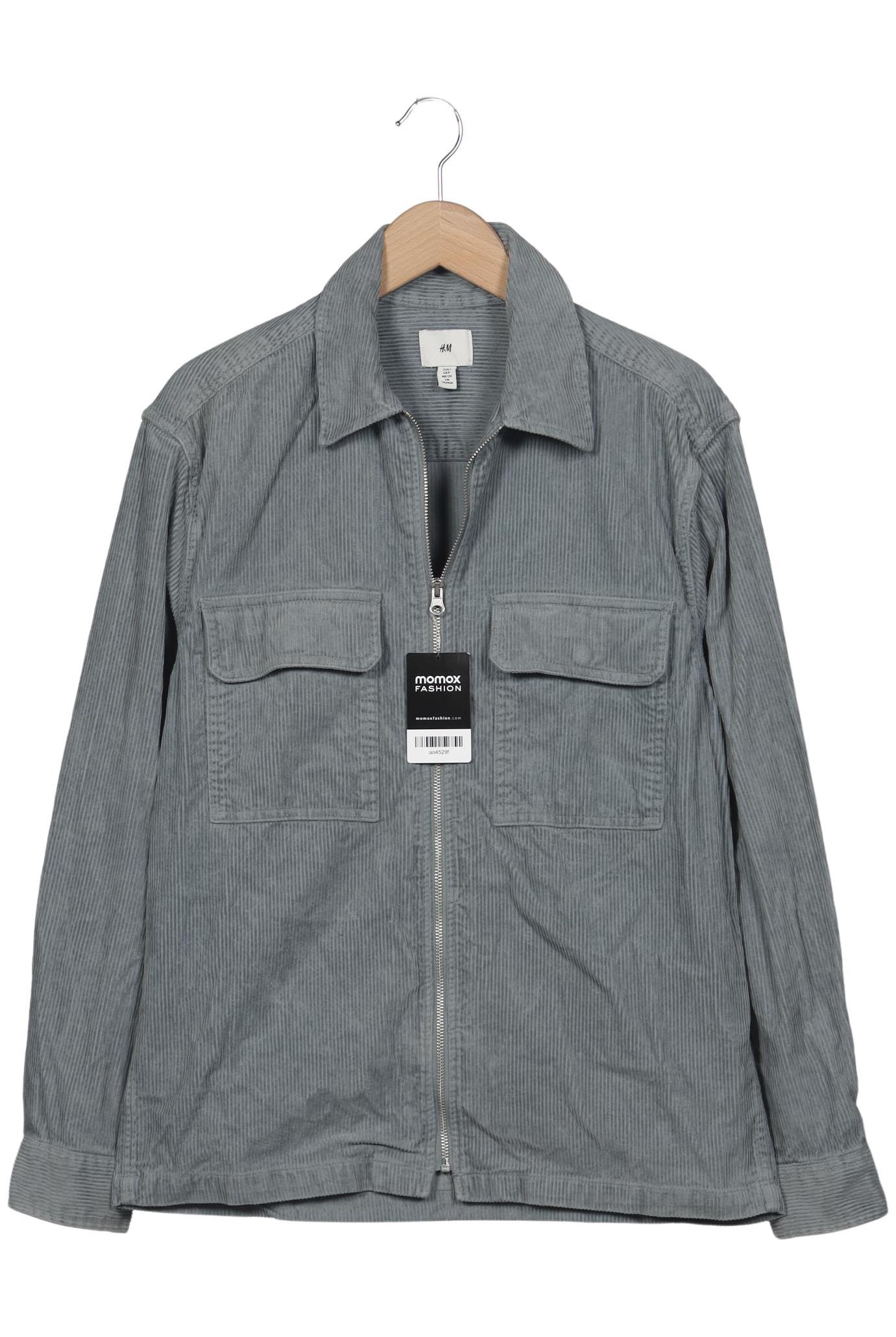 

H&M Herren Jacke, grau, Gr. 46