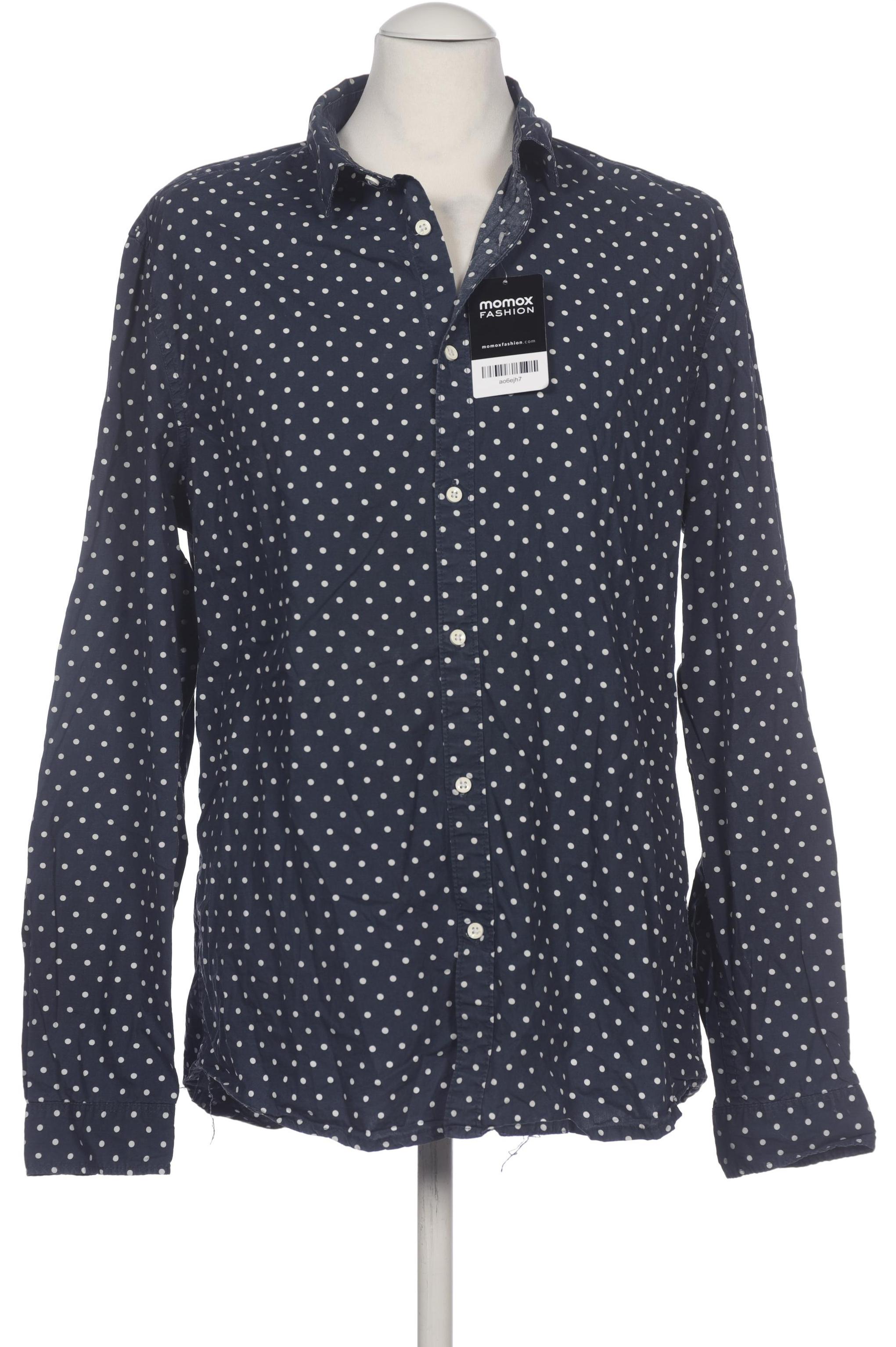 

H&M Herren Hemd, marineblau, Gr. 52