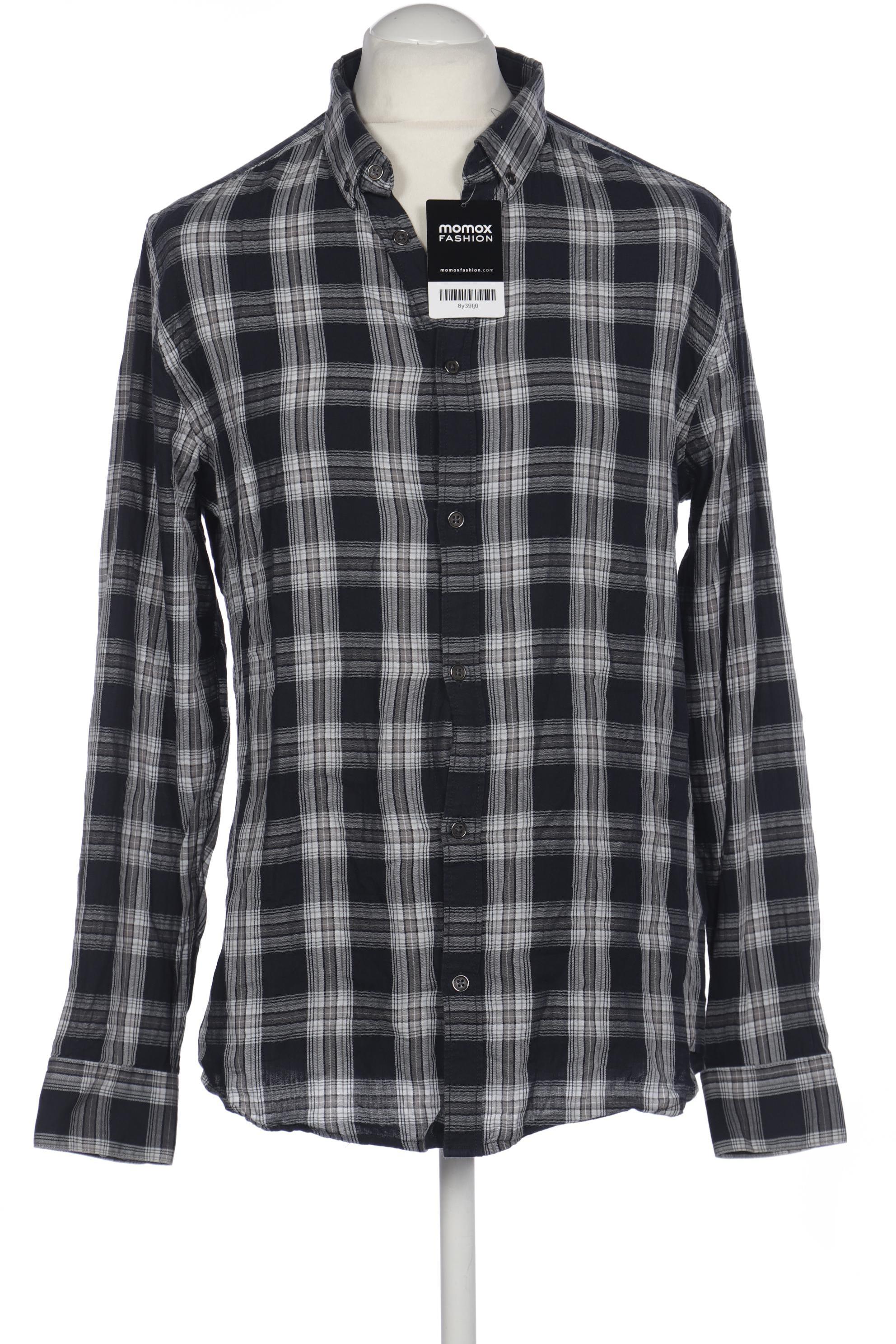

H&M Herren Hemd, marineblau, Gr. 52