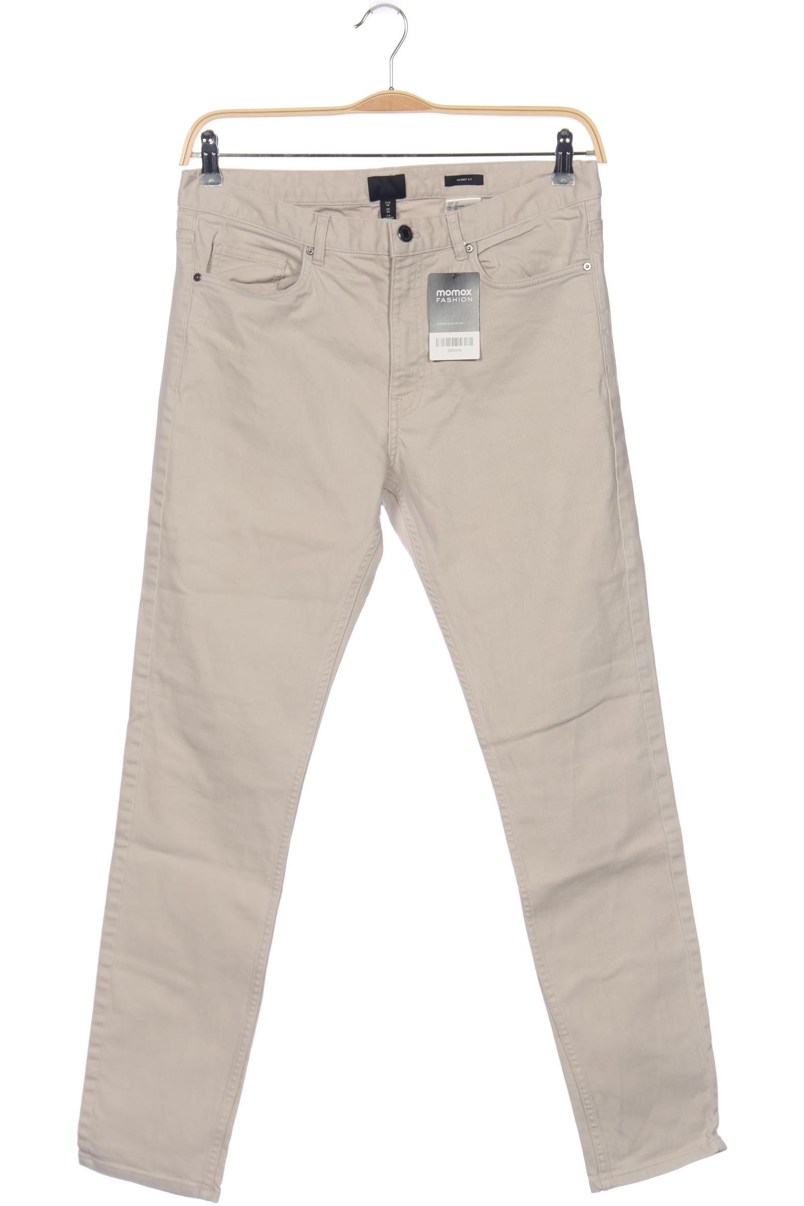 

H&M Herren Jeans, cremeweiß, Gr. 33