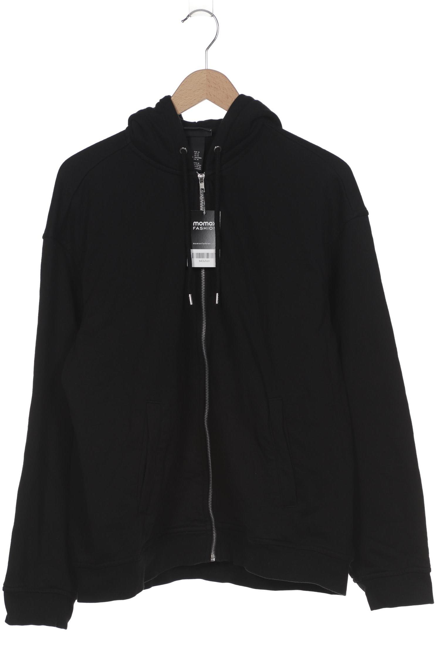 

H&M Herren Kapuzenpullover, schwarz, Gr. 48