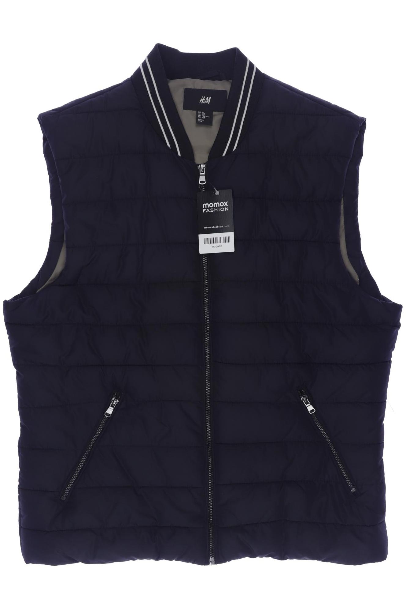 

H&M Herren Weste, marineblau, Gr. 52