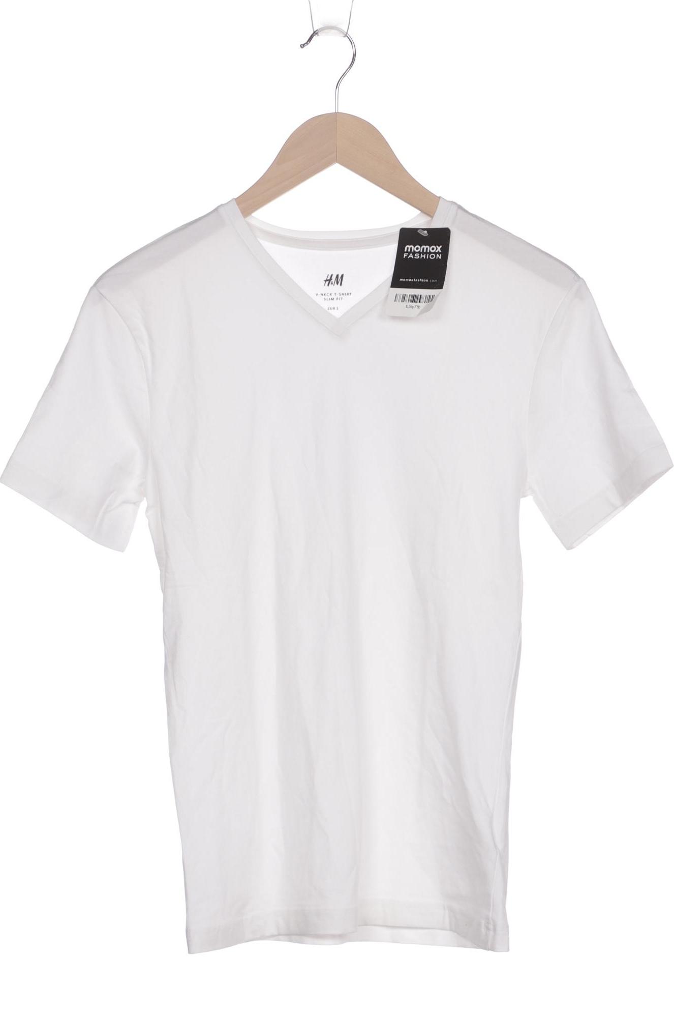 

H&M Herren T-Shirt, weiß, Gr. 46