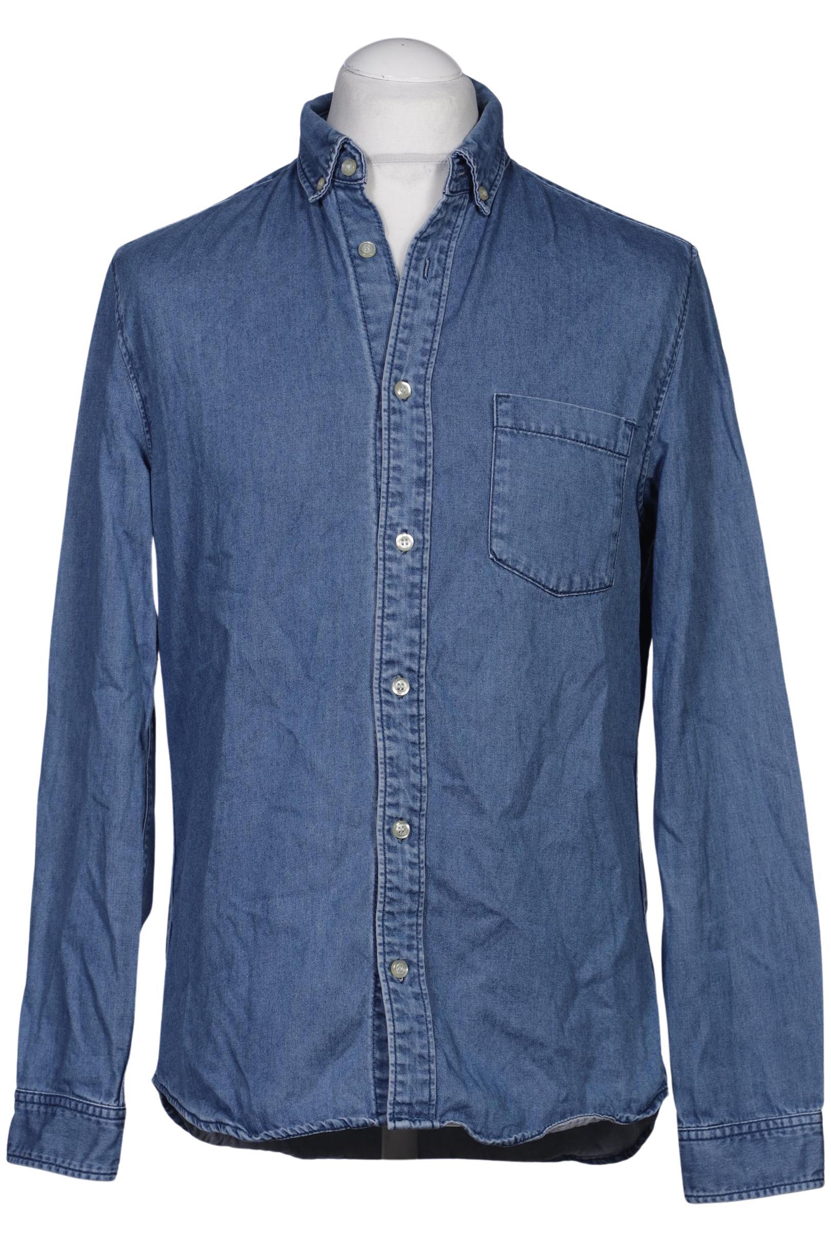 

H&M Herren Hemd, blau, Gr. 48