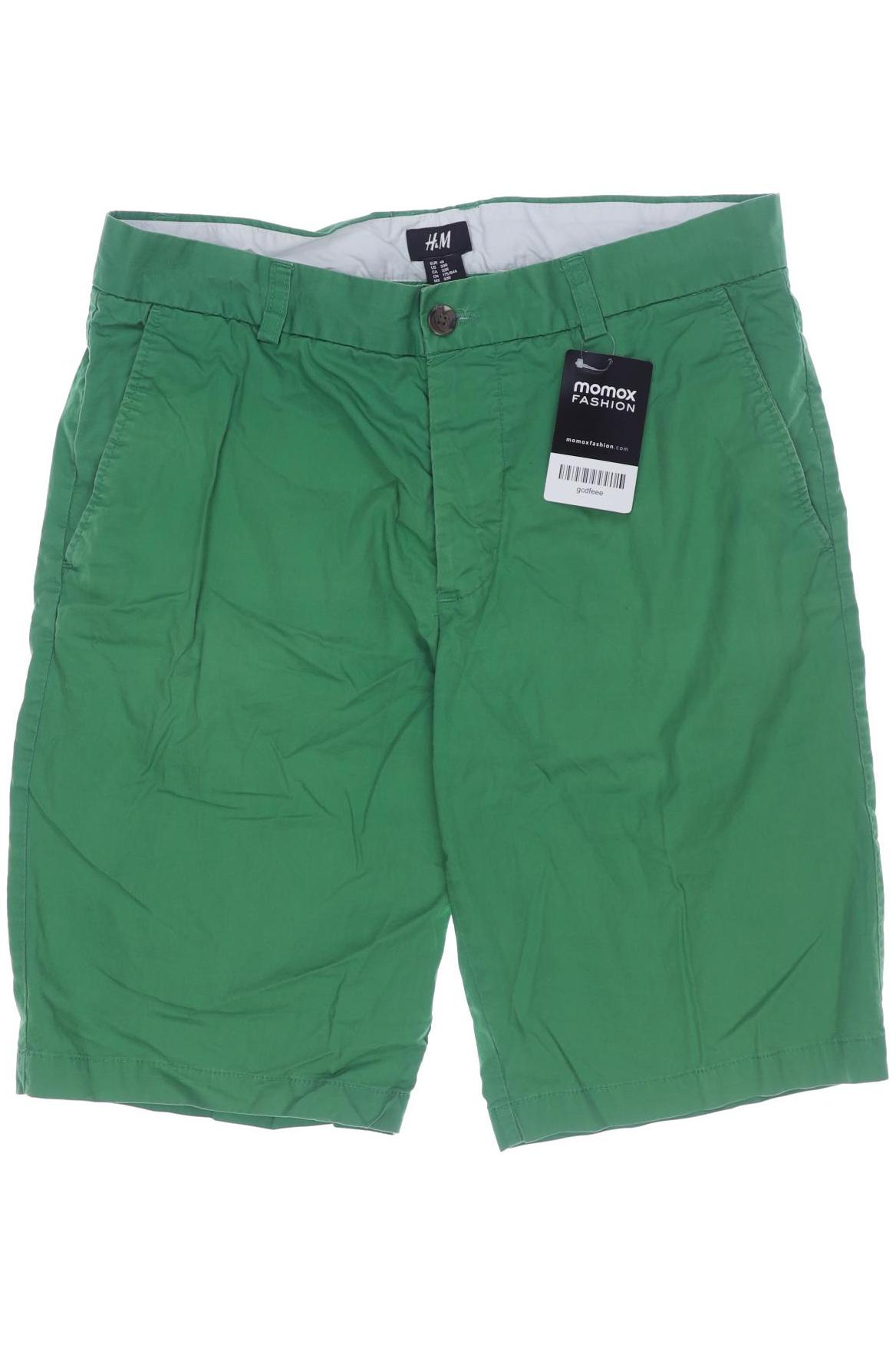 

H&M Herren Shorts, grün, Gr. 48