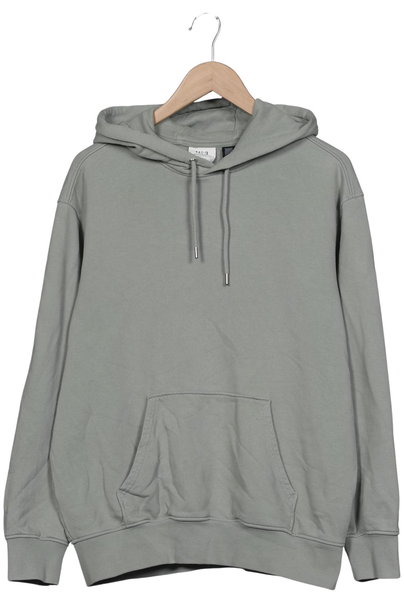

H&M Herren Kapuzenpullover, grau, Gr. 48