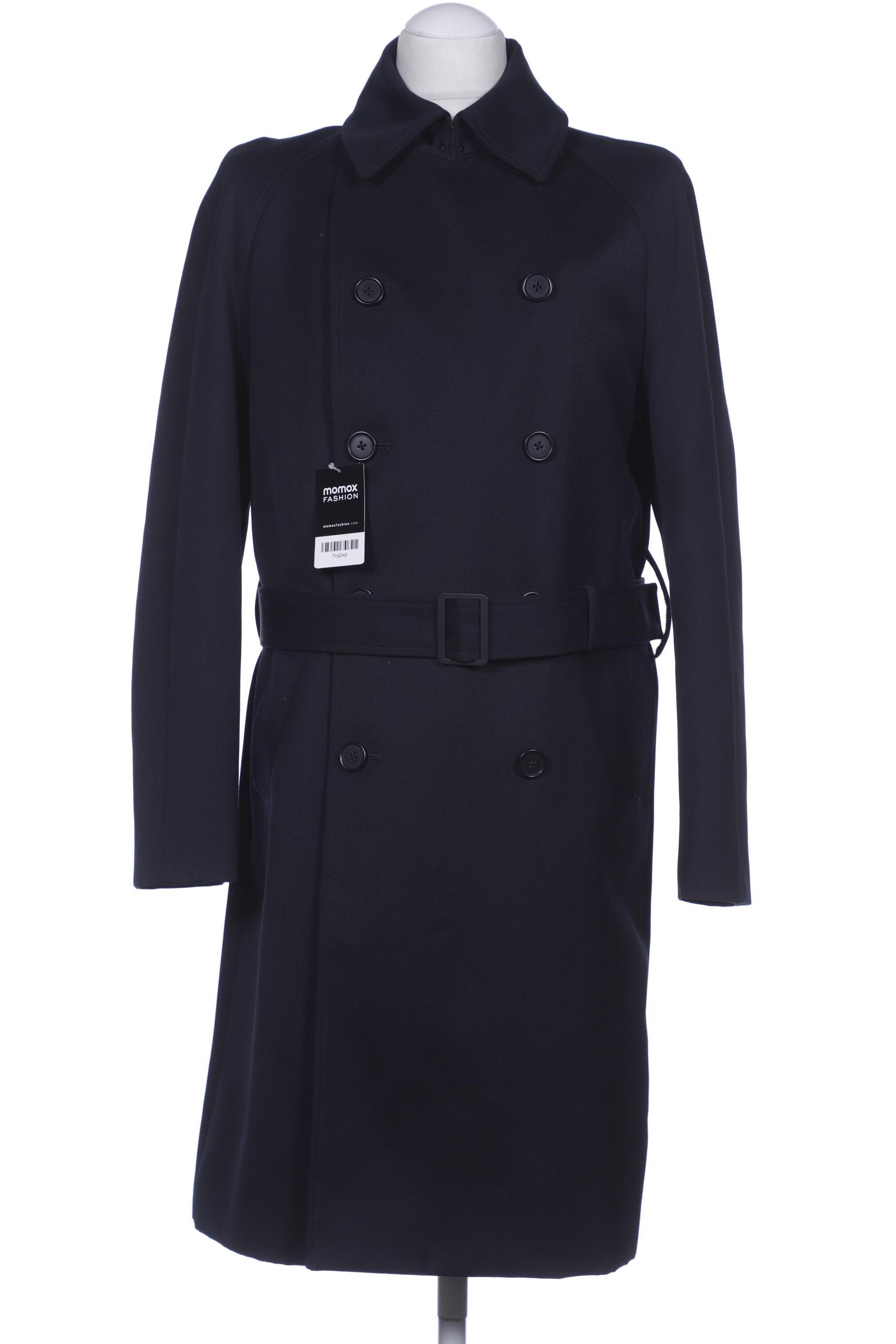 

H&M Herren Mantel, marineblau, Gr. 46