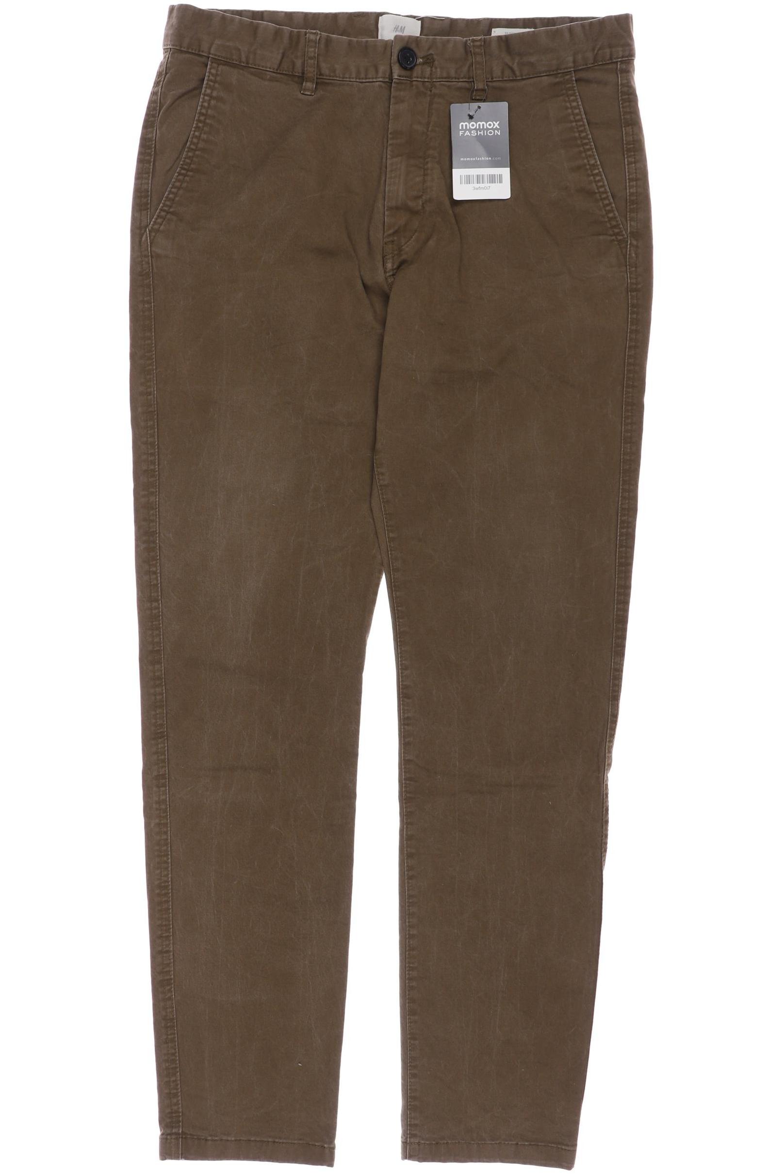 

H&M Herren Stoffhose, braun, Gr. 32