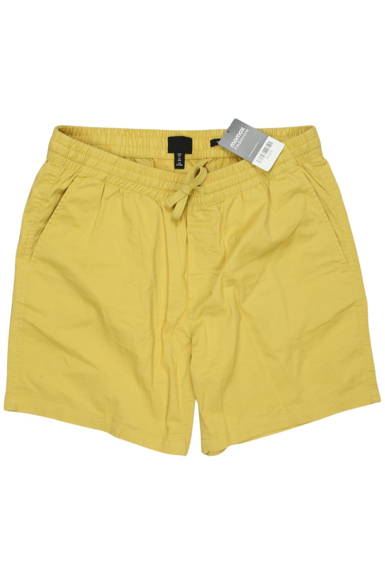 

H&M Herren Shorts, gelb, Gr. 50