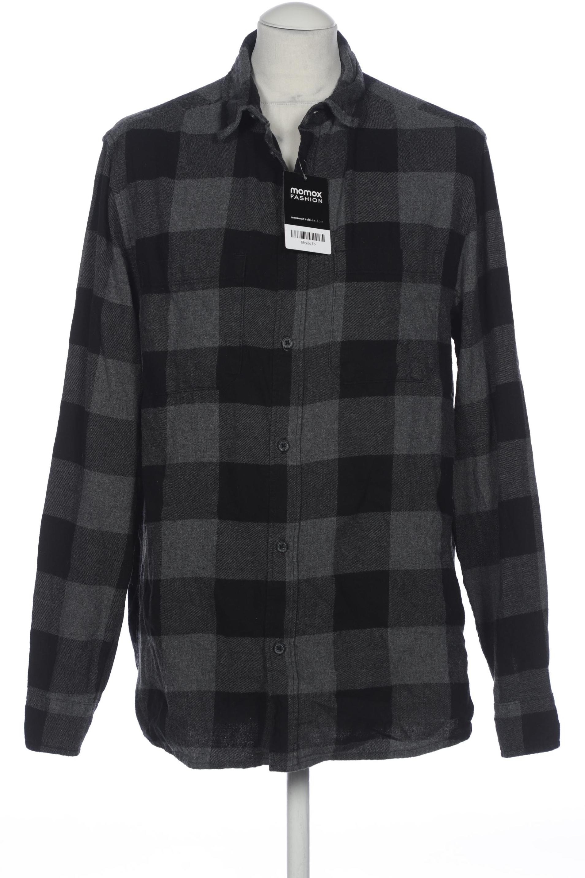

H&M Herren Hemd, grau, Gr. 48