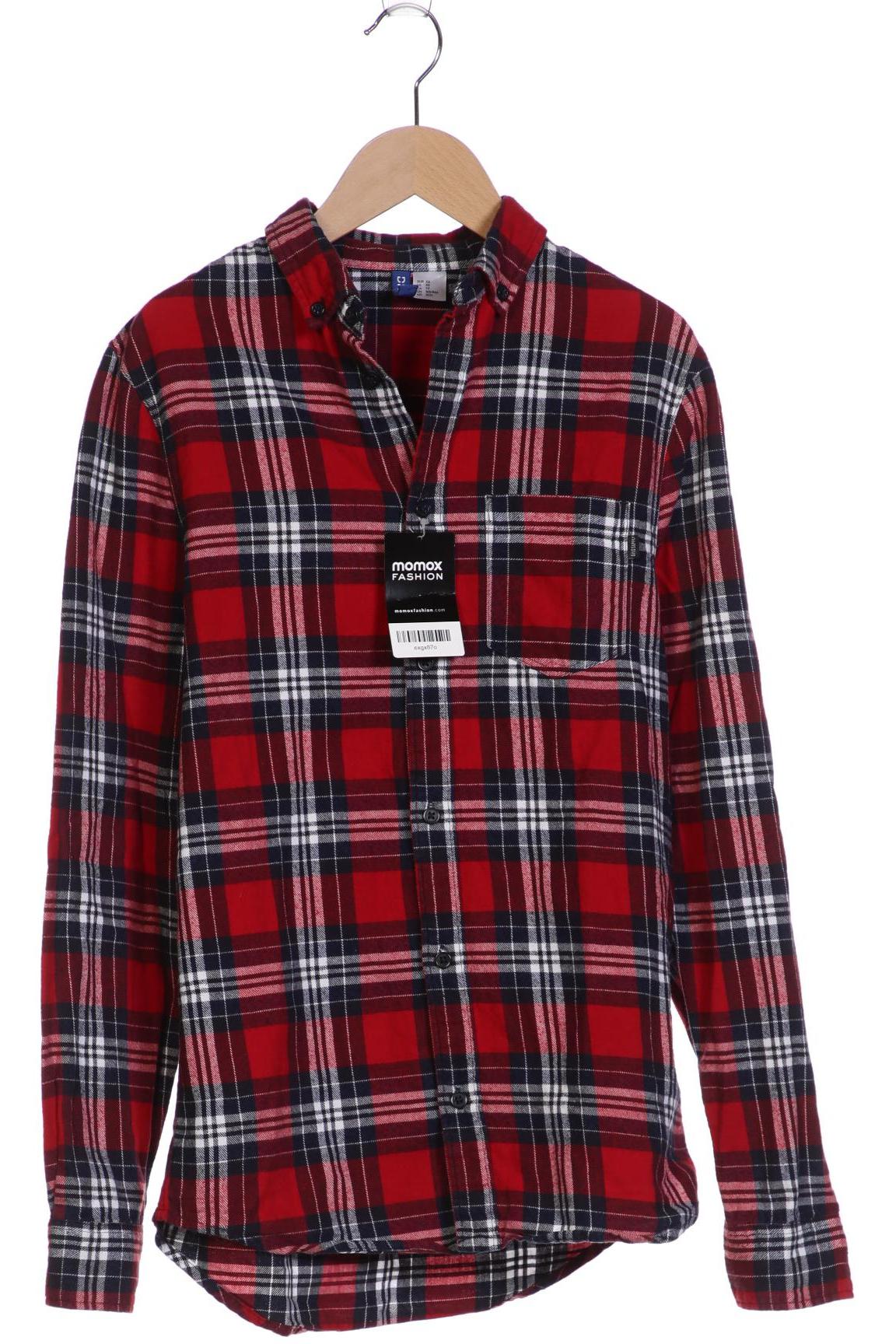 

H&M Herren Hemd, rot, Gr. 44