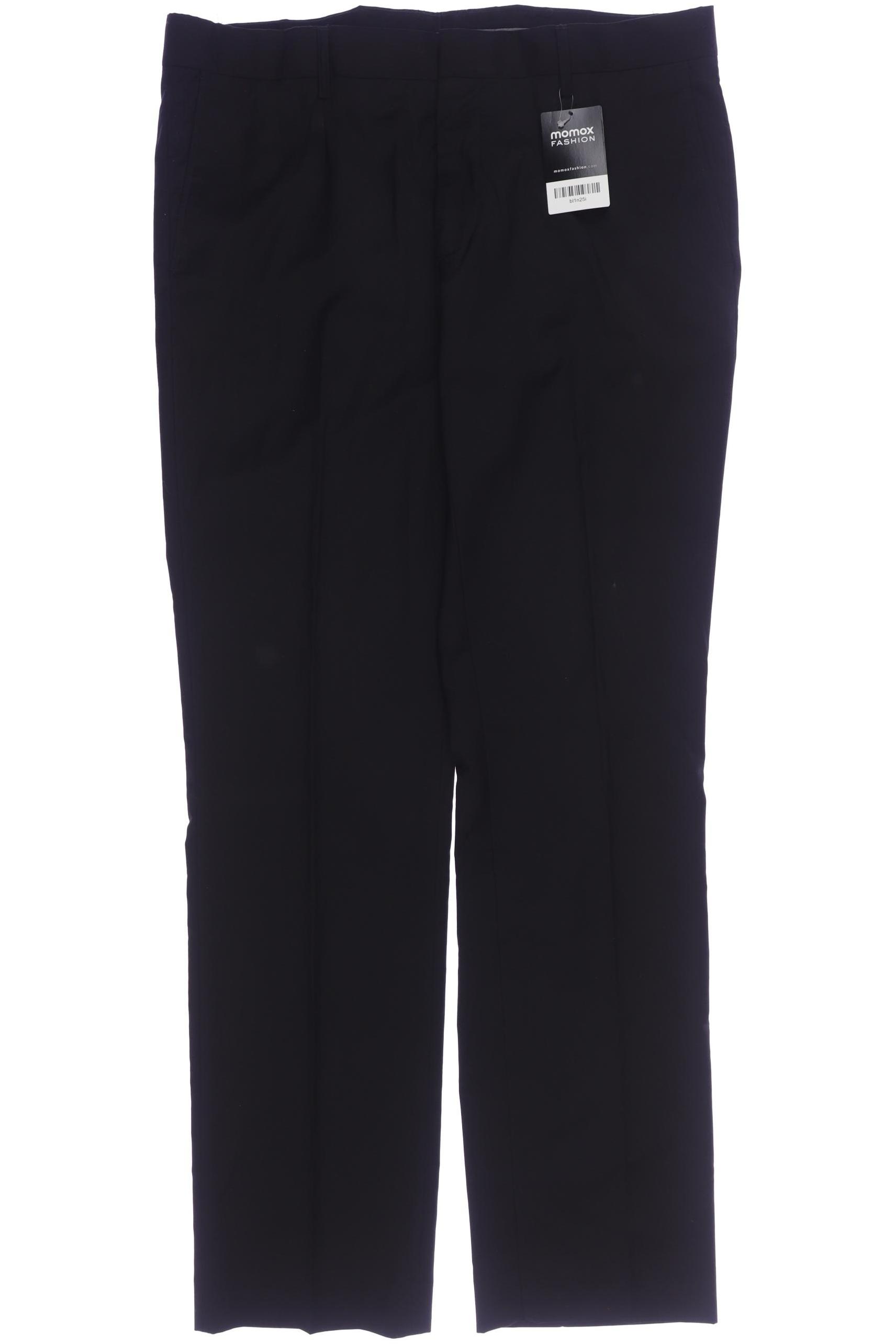 

H&M Herren Stoffhose, schwarz, Gr. 52