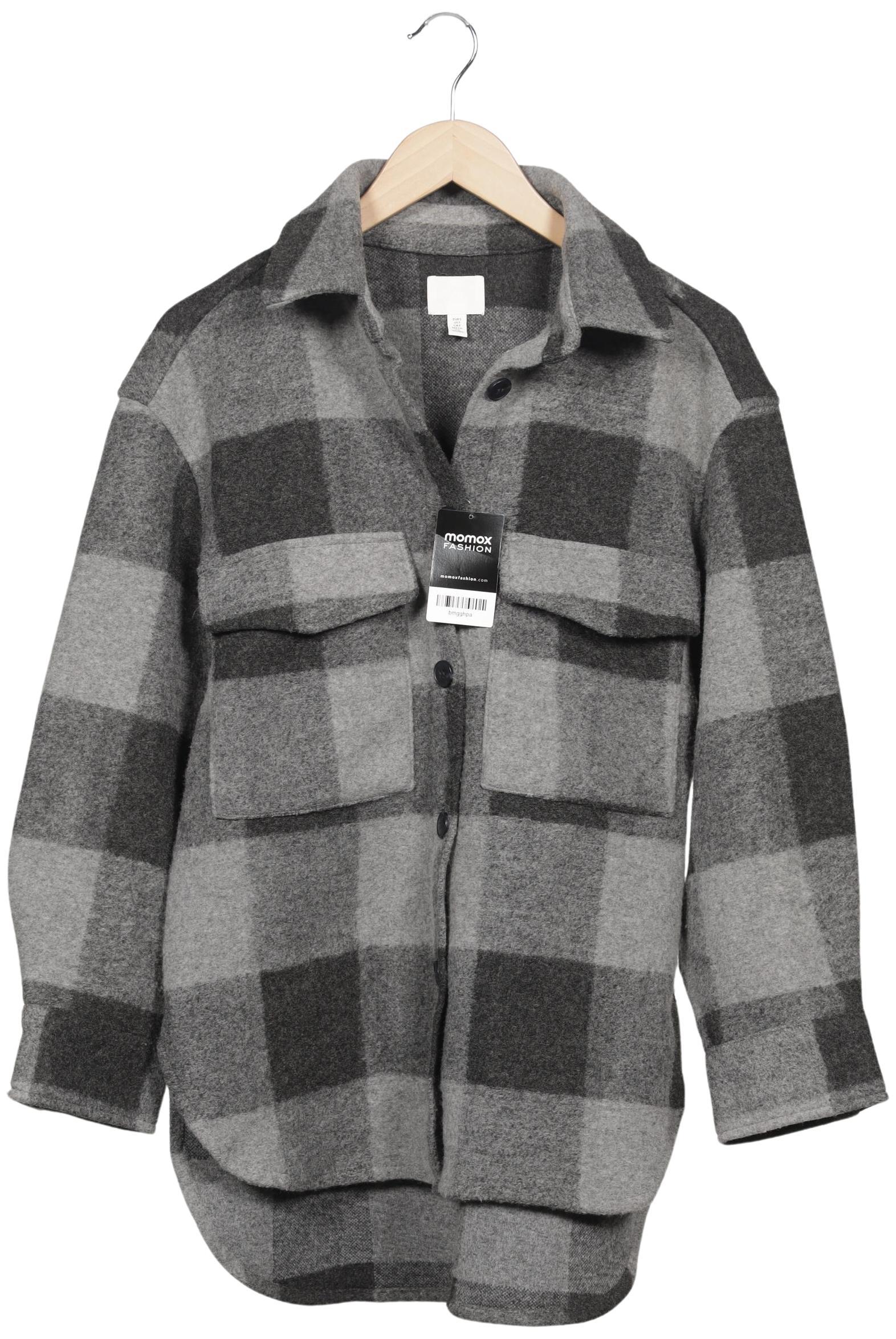 

H&M Herren Jacke, grau, Gr. 46