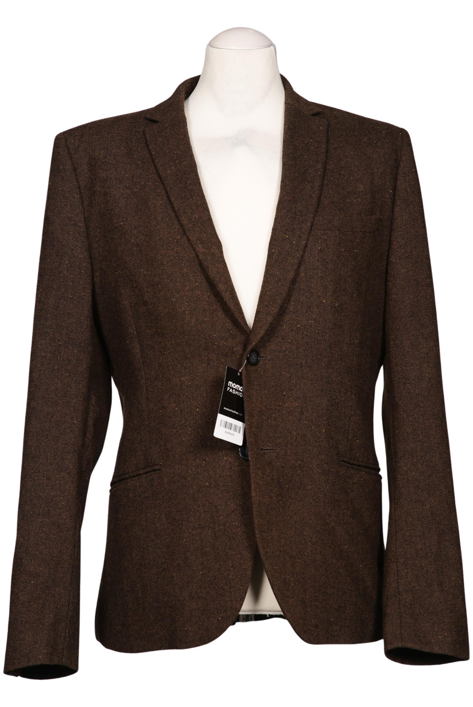 

H&M Herren Sakko, braun, Gr. 52