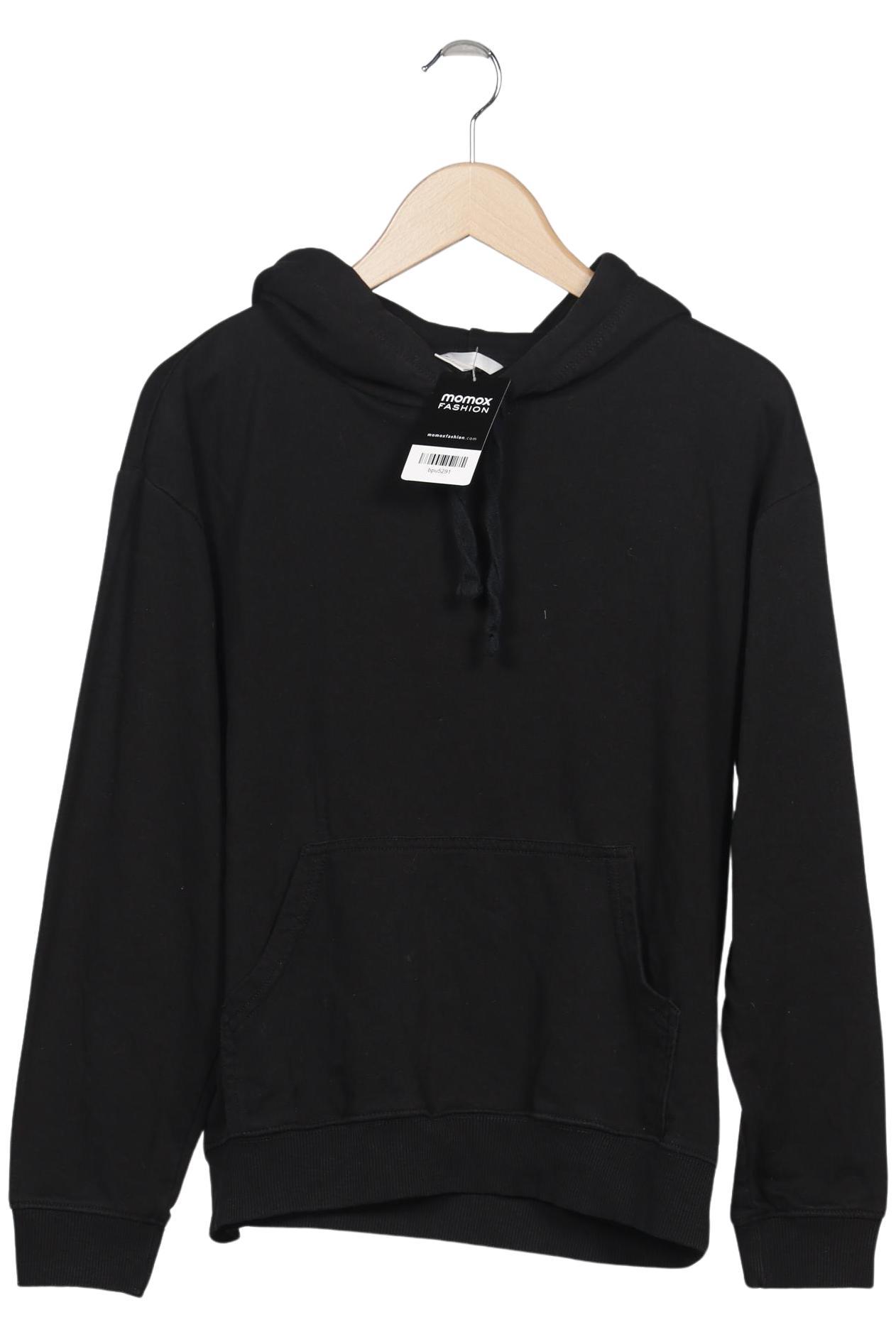 

H&M Herren Kapuzenpullover, schwarz, Gr. 46