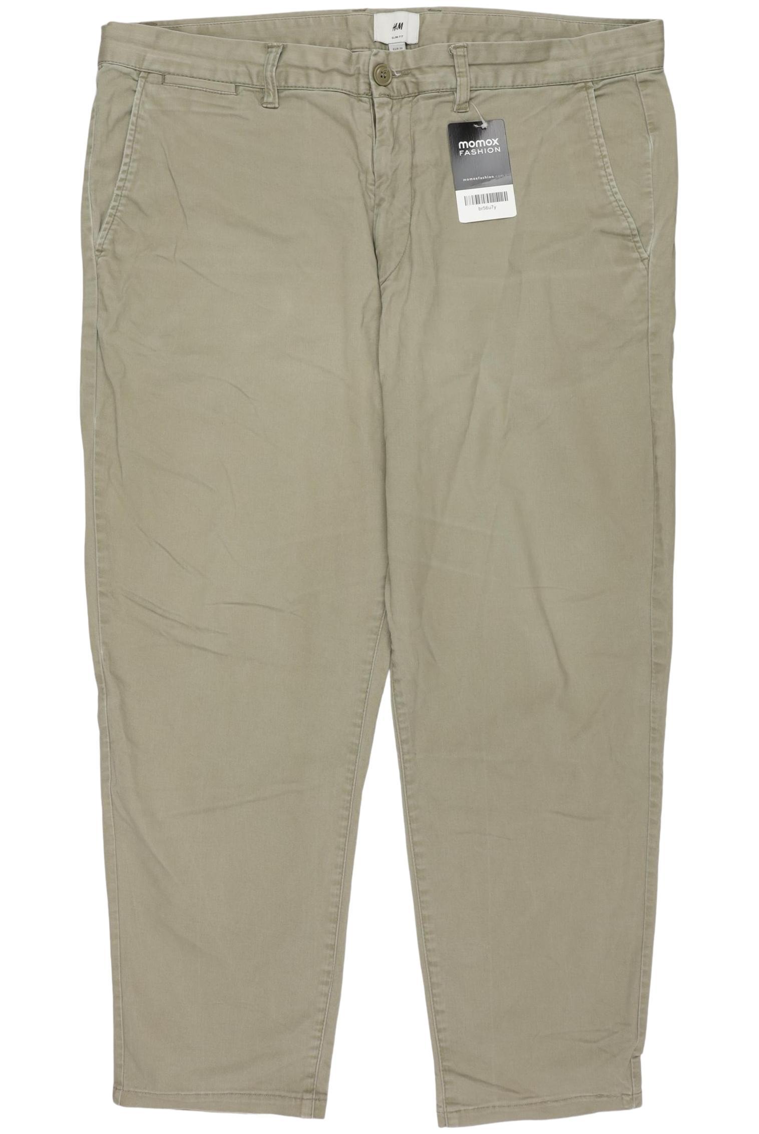 

H&M Herren Stoffhose, grün, Gr. 36