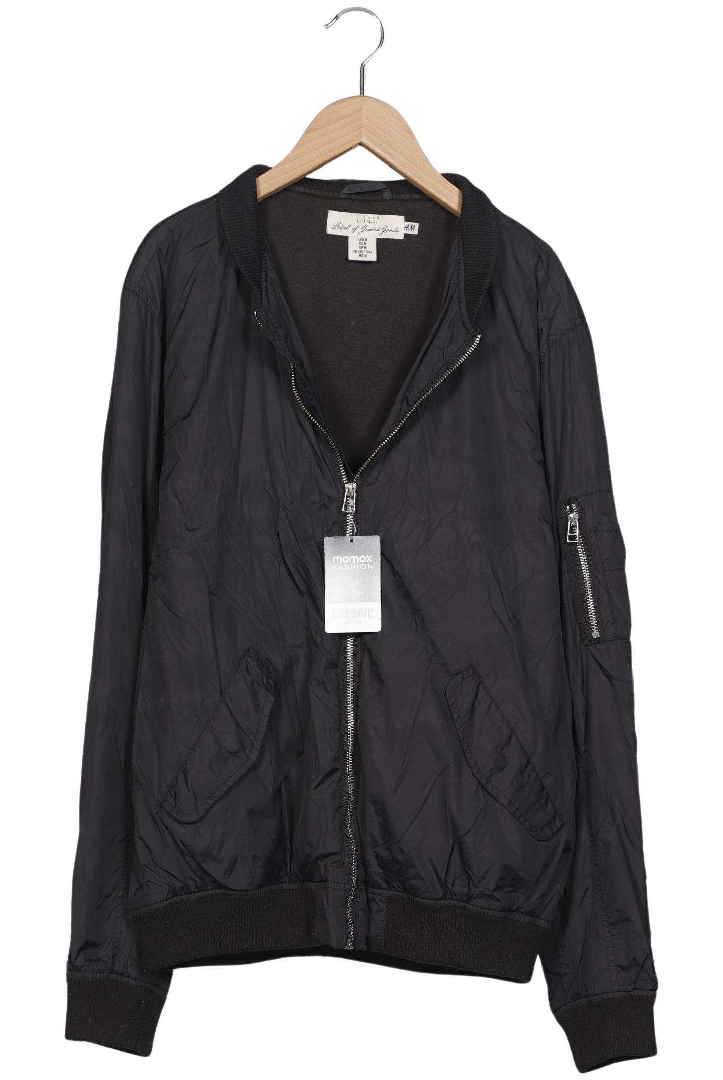 

H&M Herren Jacke, schwarz, Gr. 48