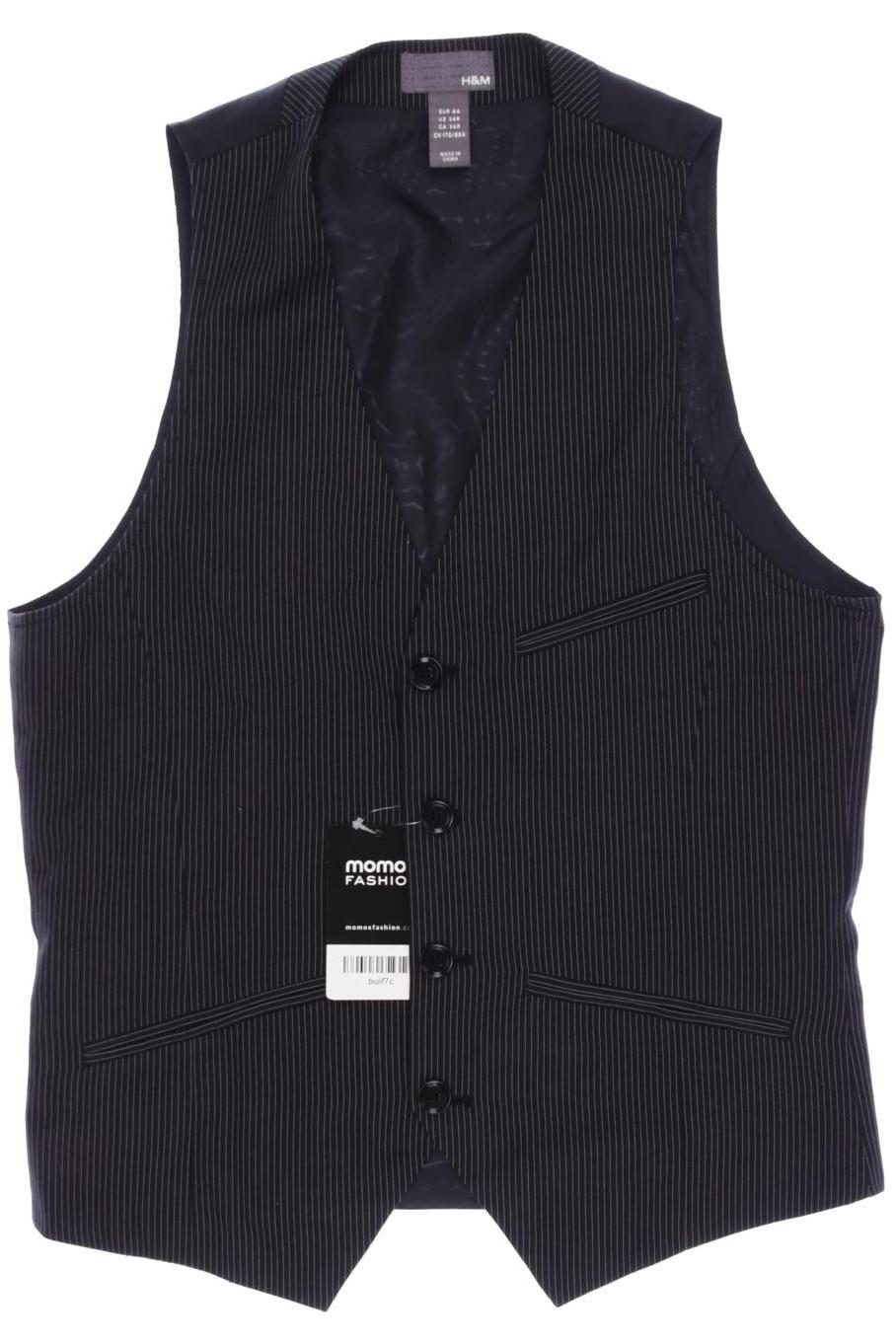 

H&M Herren Weste, schwarz, Gr. 44