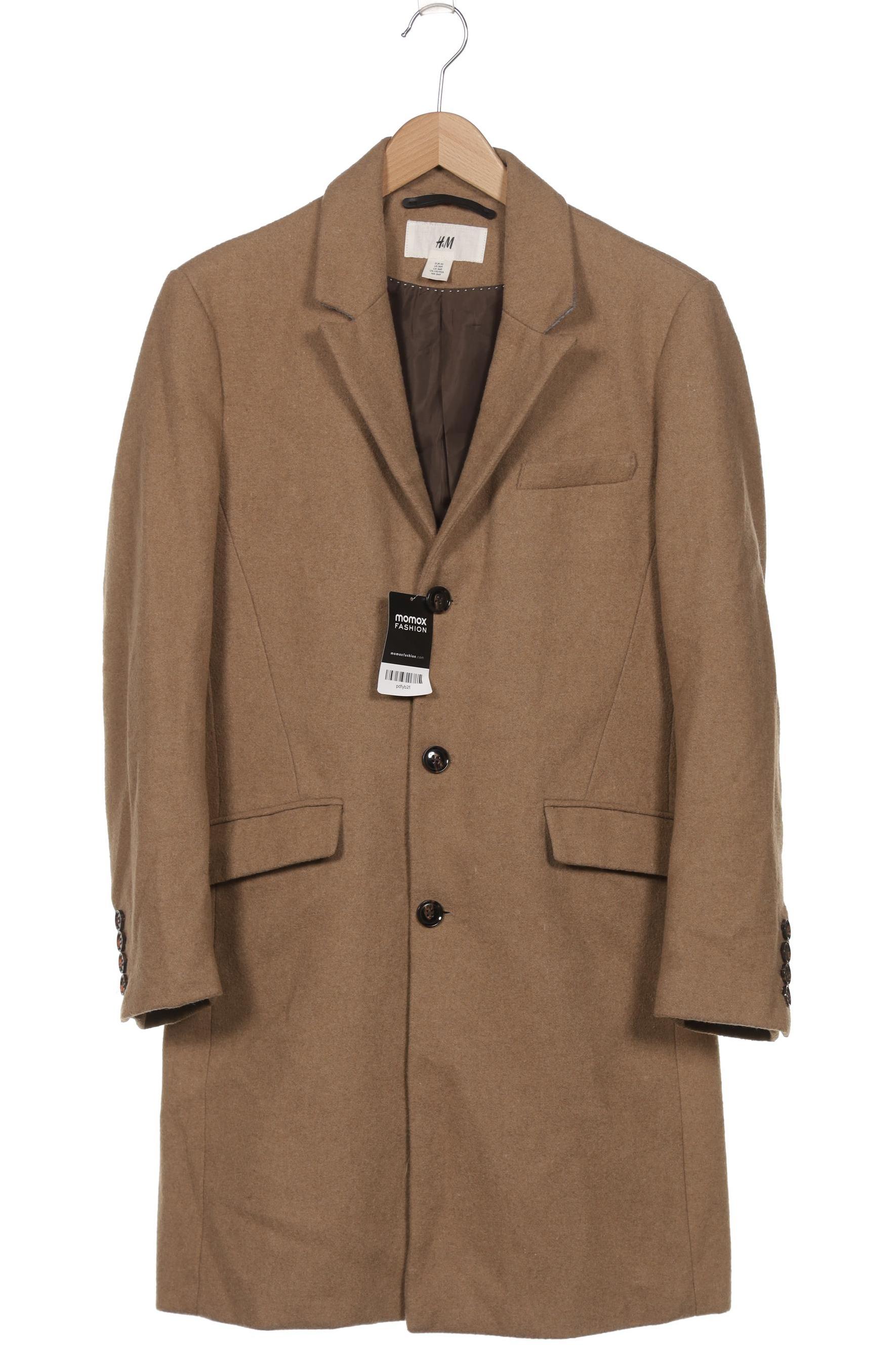 

H&M Herren Mantel, braun, Gr. 46