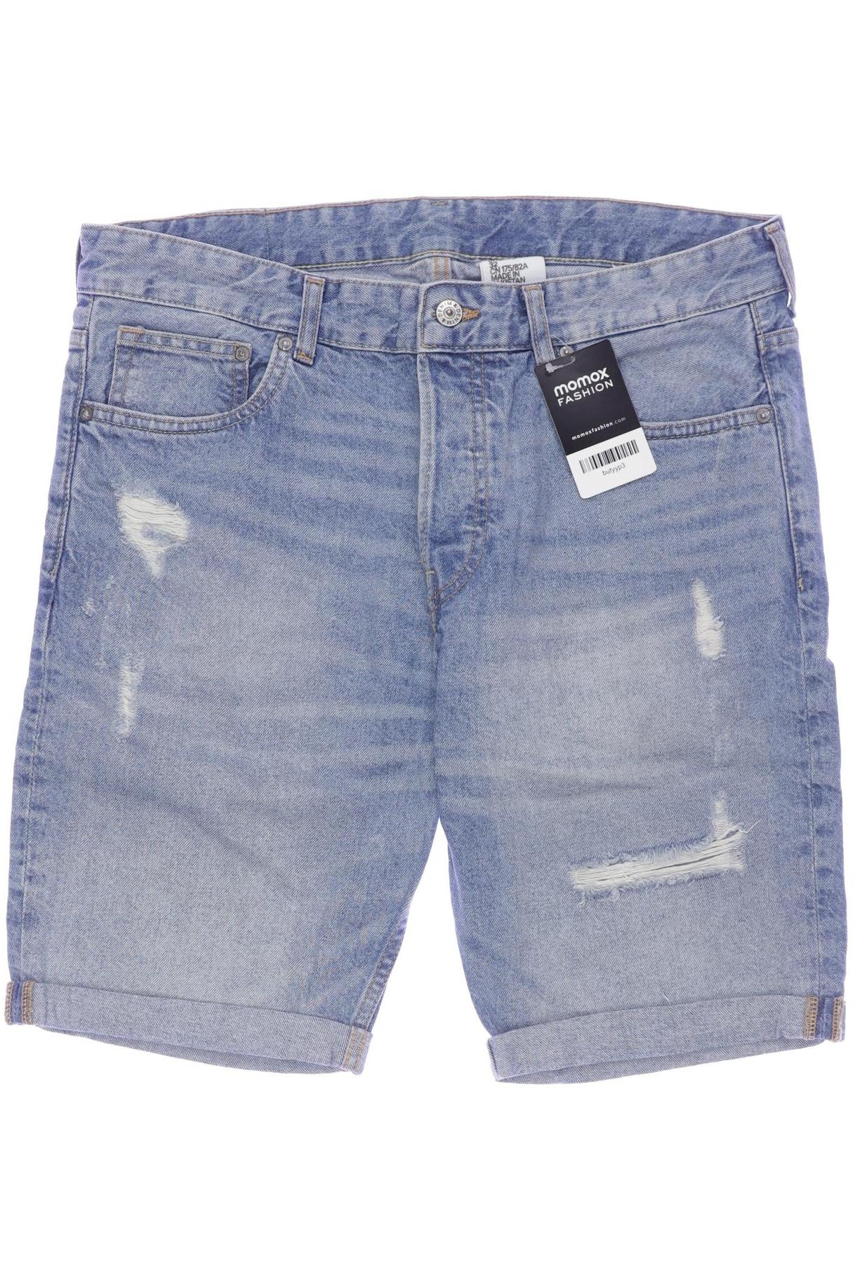 

H&M Herren Shorts, blau, Gr. 32