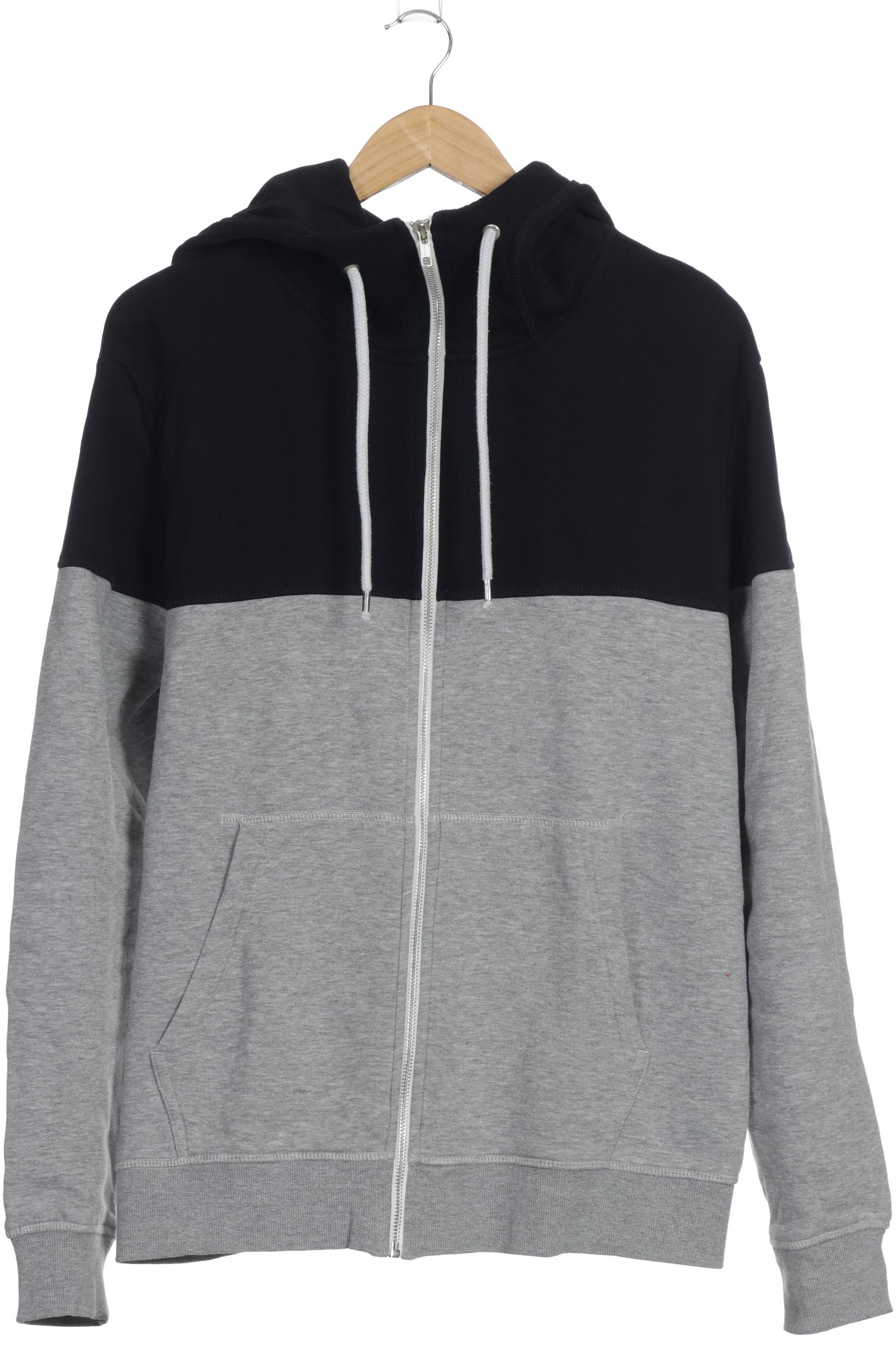 

H&M Herren Kapuzenpullover, grau, Gr. 52