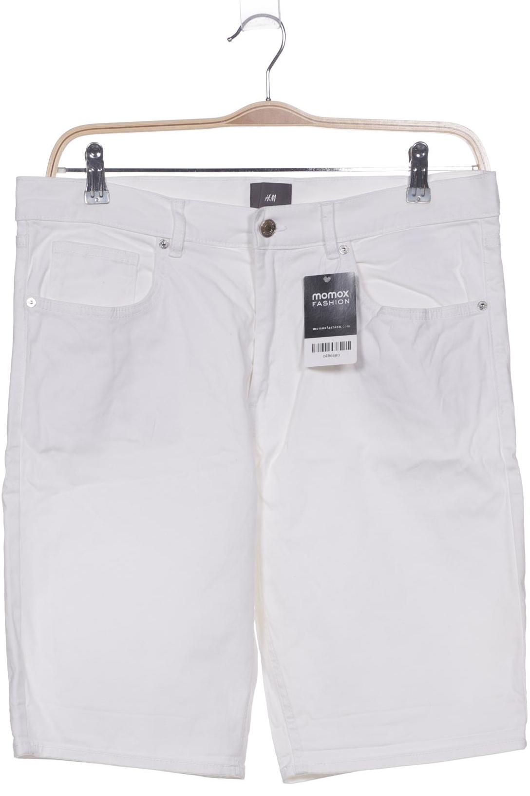 

H&M Herren Shorts, weiß, Gr. 36