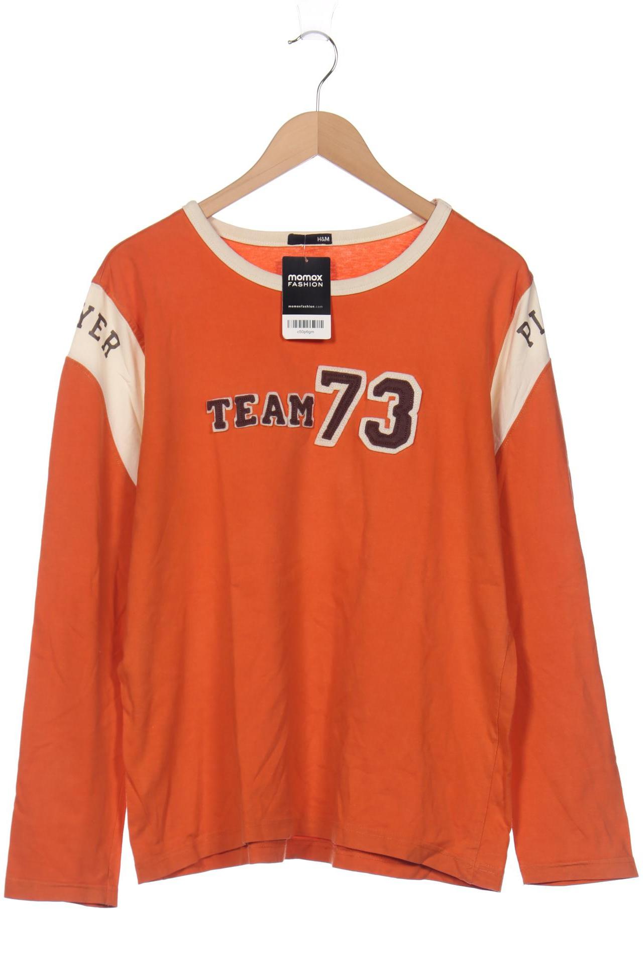 

H&M Herren Langarmshirt, orange