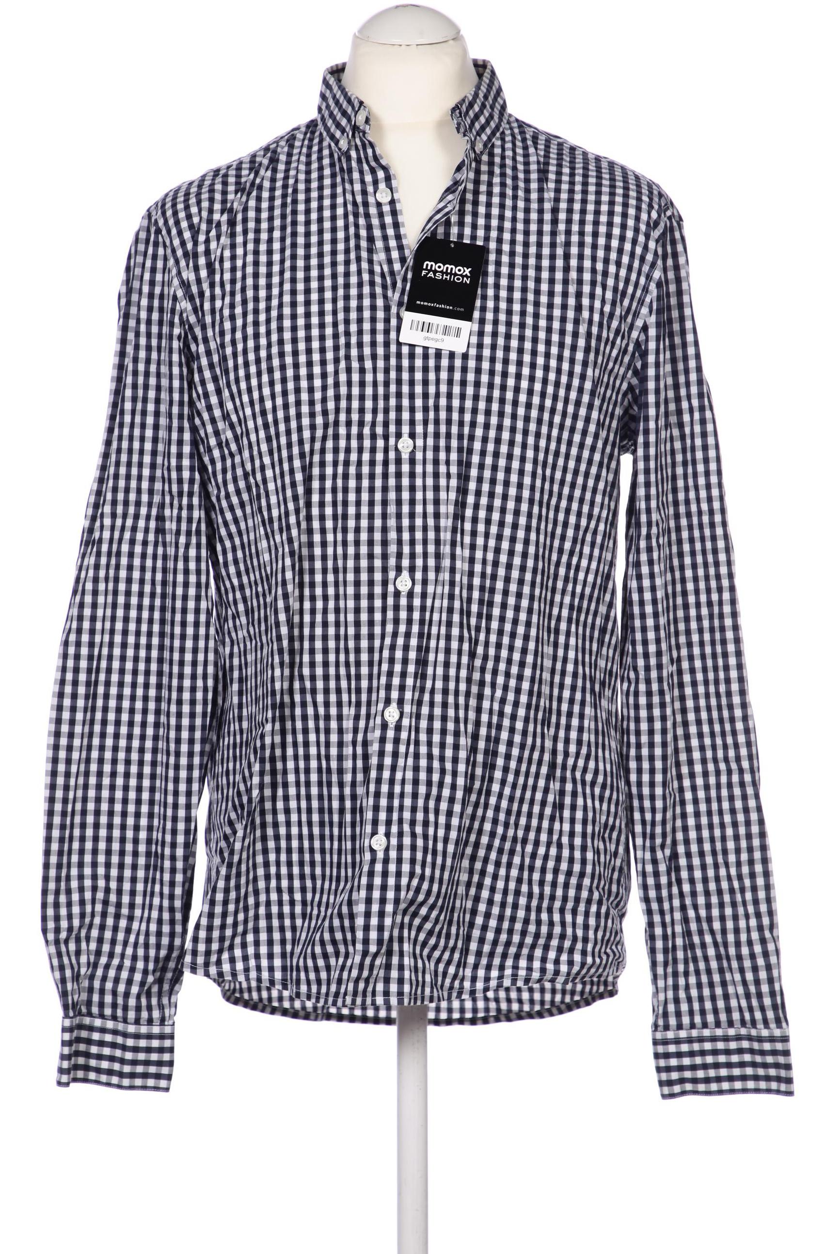 

H&M Herren Hemd, marineblau, Gr. 52