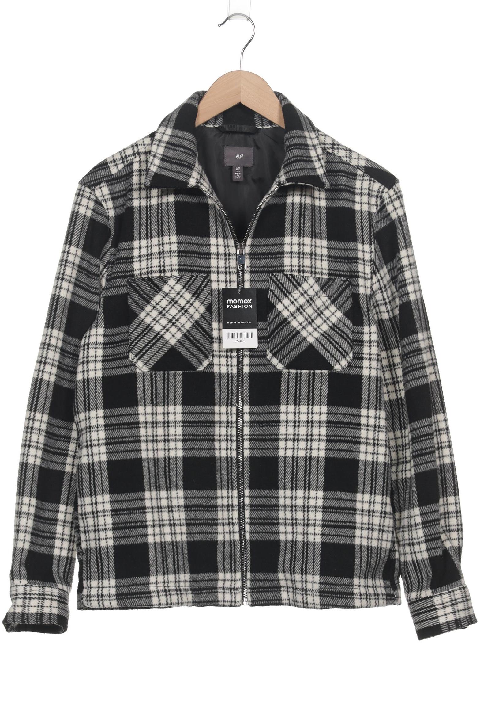 

H&M Herren Jacke, schwarz, Gr. 46