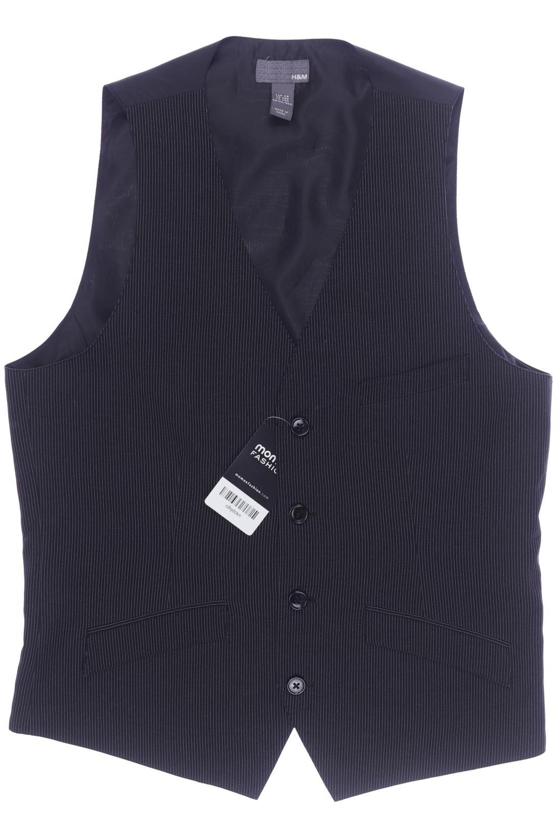 

H&M Herren Weste, schwarz, Gr. 48