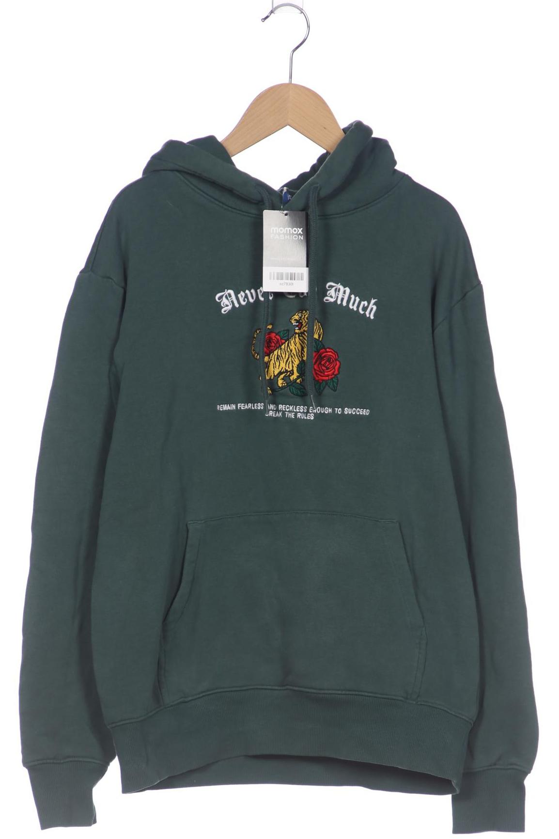 

H&M Herren Kapuzenpullover, grün, Gr. 46