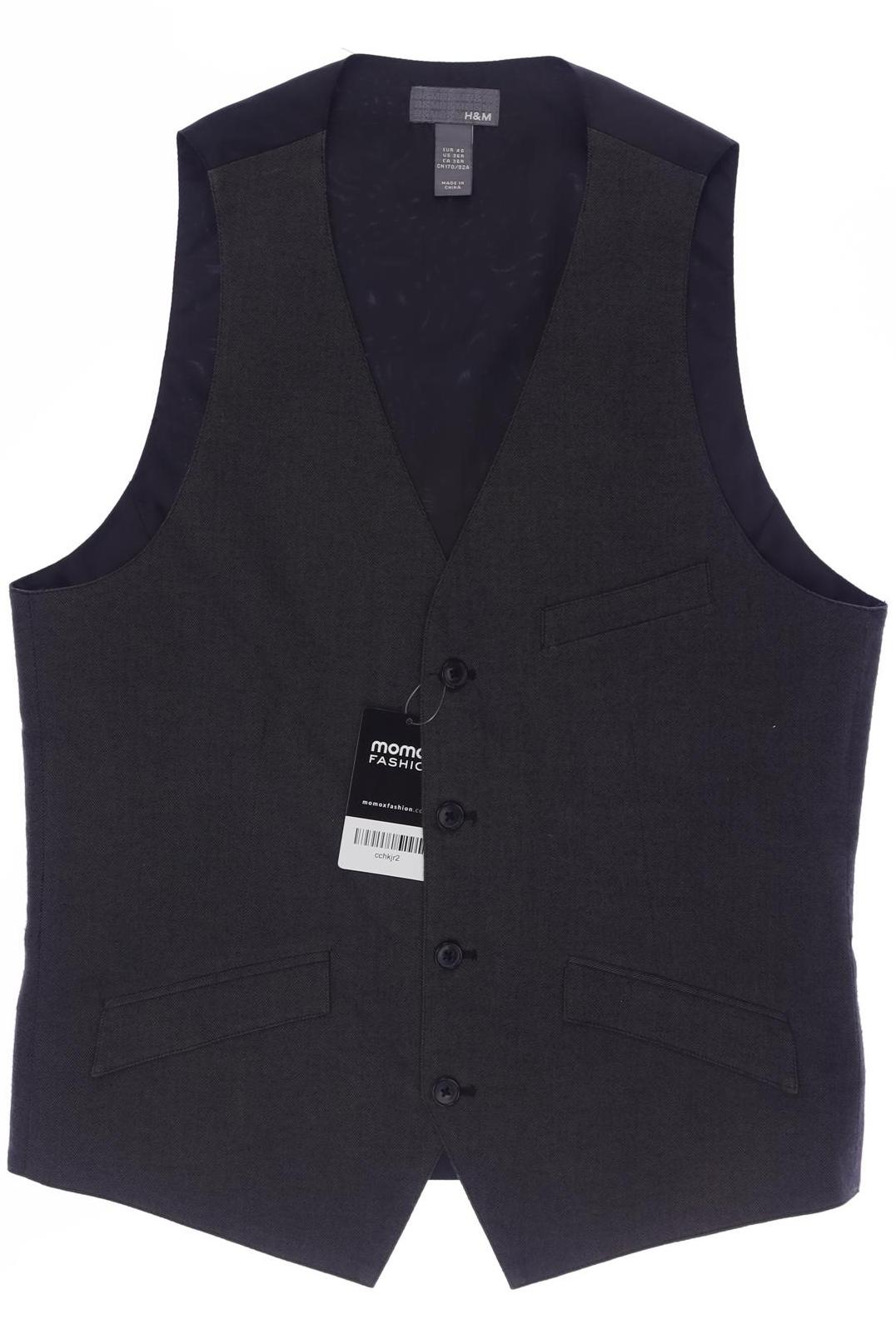 

H&M Herren Weste, grün, Gr. 46