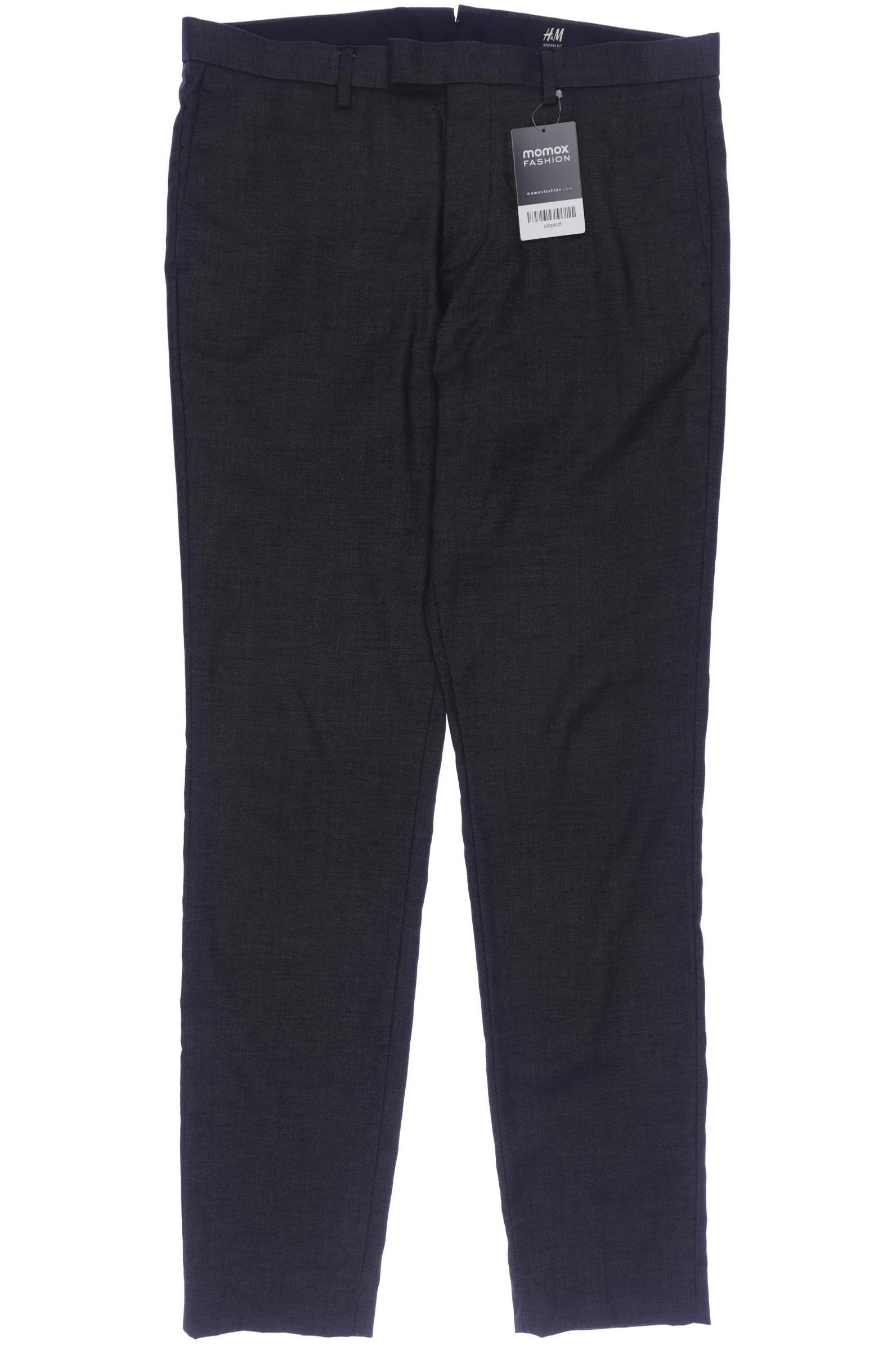 

H&M Herren Stoffhose, grau, Gr. 33