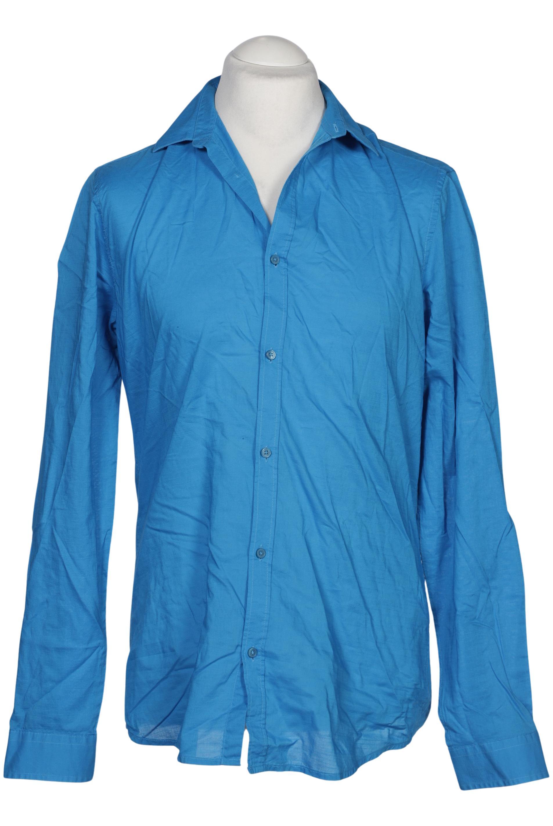 

H&M Herren Hemd, blau, Gr. 48