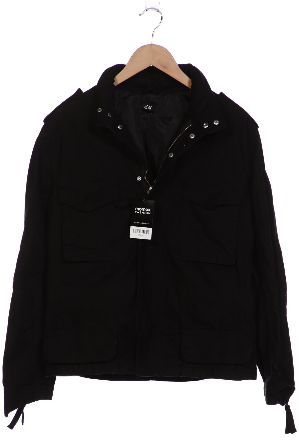 

H&M Herren Jacke, schwarz, Gr. 48