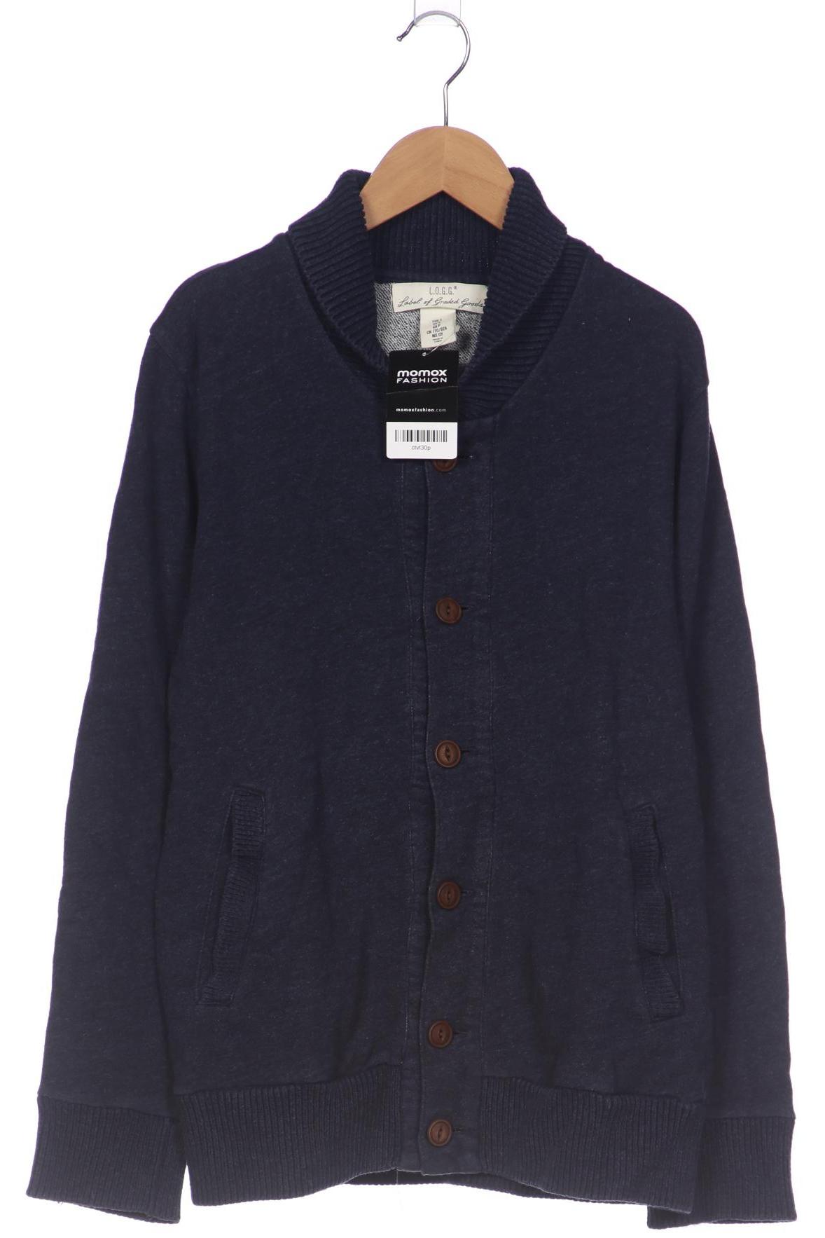

H&M Herren Strickjacke, marineblau, Gr. 46