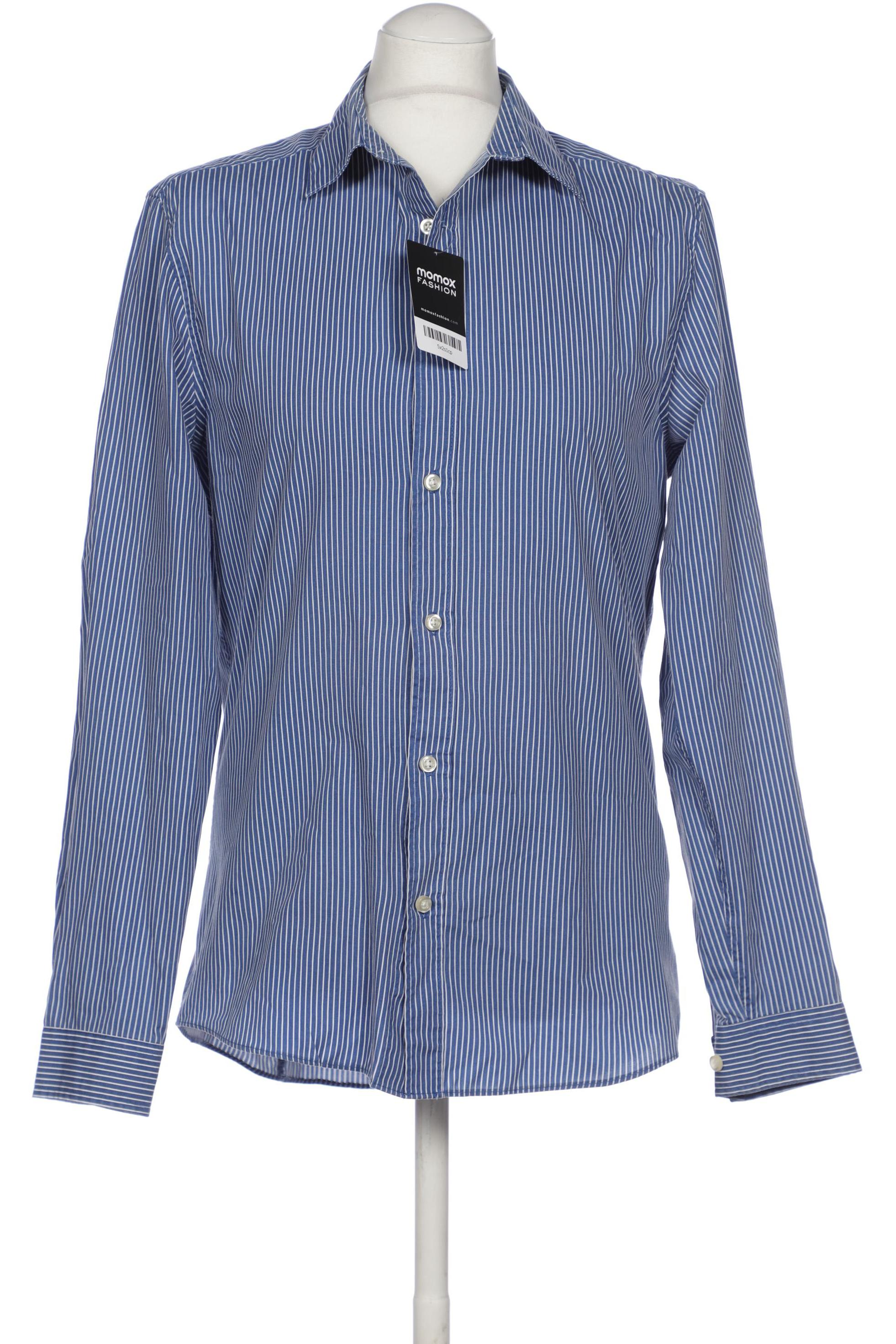 

H&M Herren Hemd, blau, Gr. 48