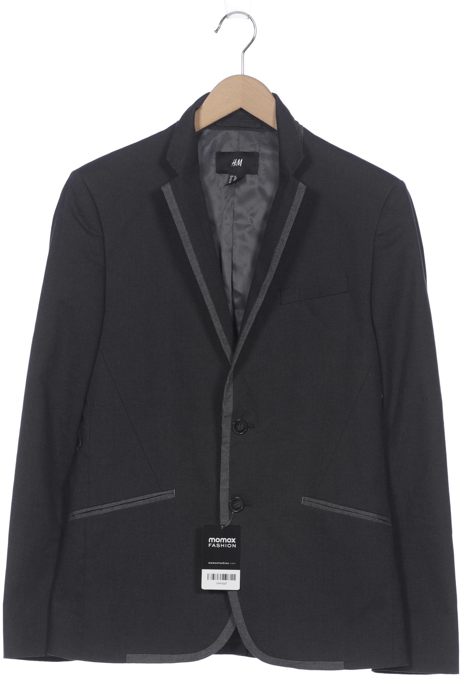 Thumbnail - H&amp;M Herren Sakko, schwarz, Gr. 46