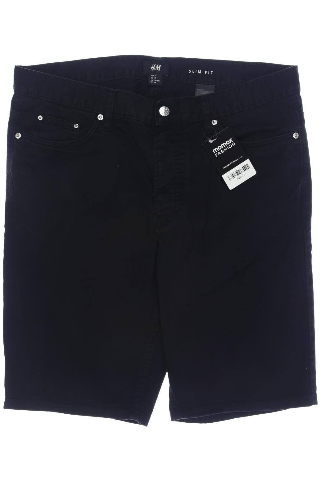 

H&M Herren Shorts, schwarz, Gr. 34