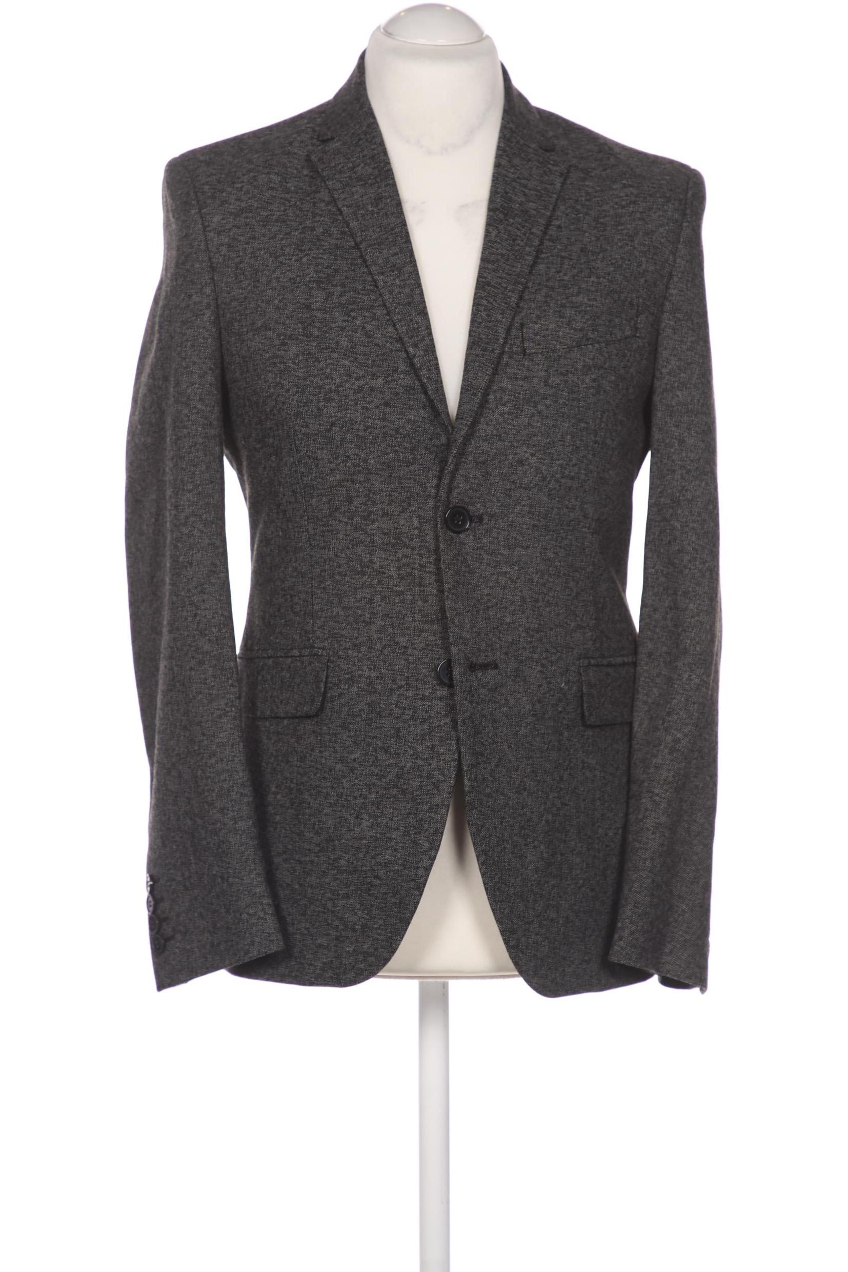 

H&M Herren Sakko, grau, Gr. 48