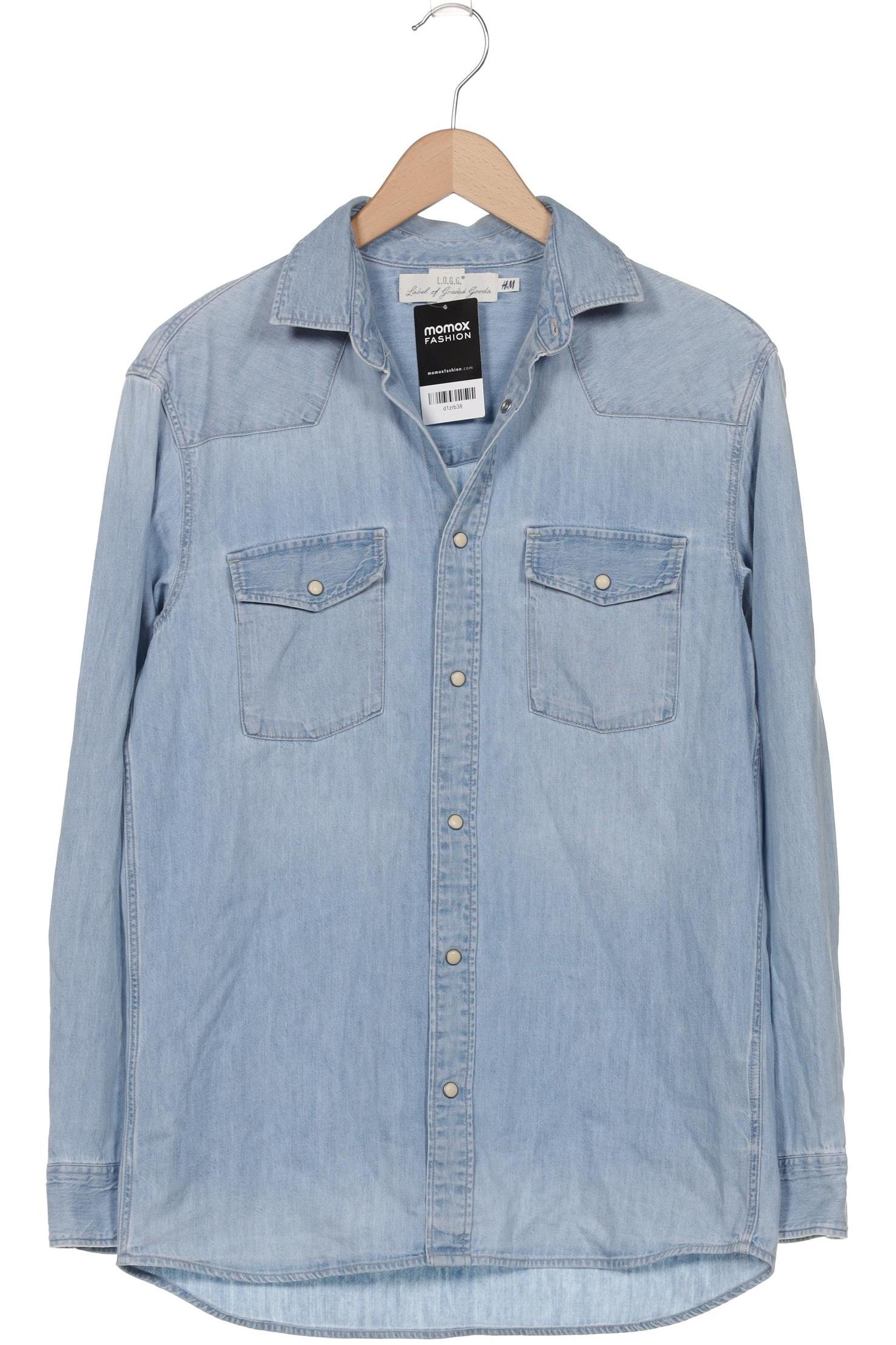 

H&M Herren Hemd, hellblau, Gr. 46